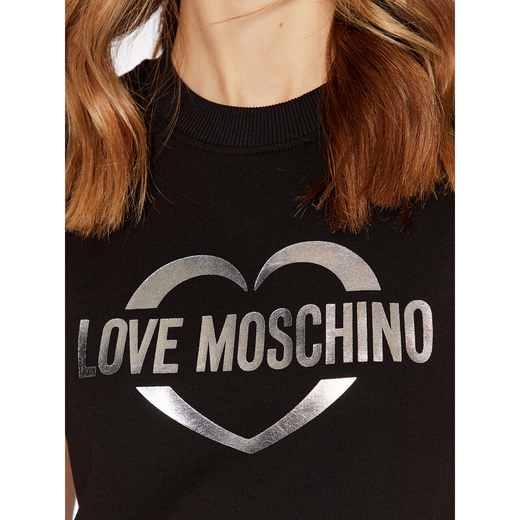 LOVE MOSCHINO Ежедневна рокля W5D1901E 2246 Черен Regular Fit - Pepit.bg