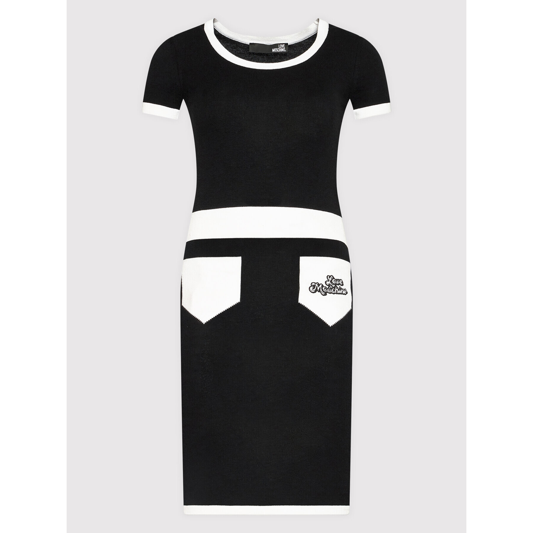 LOVE MOSCHINO Ежедневна рокля WS89R11X 1488 Черен Slim Fit - Pepit.bg