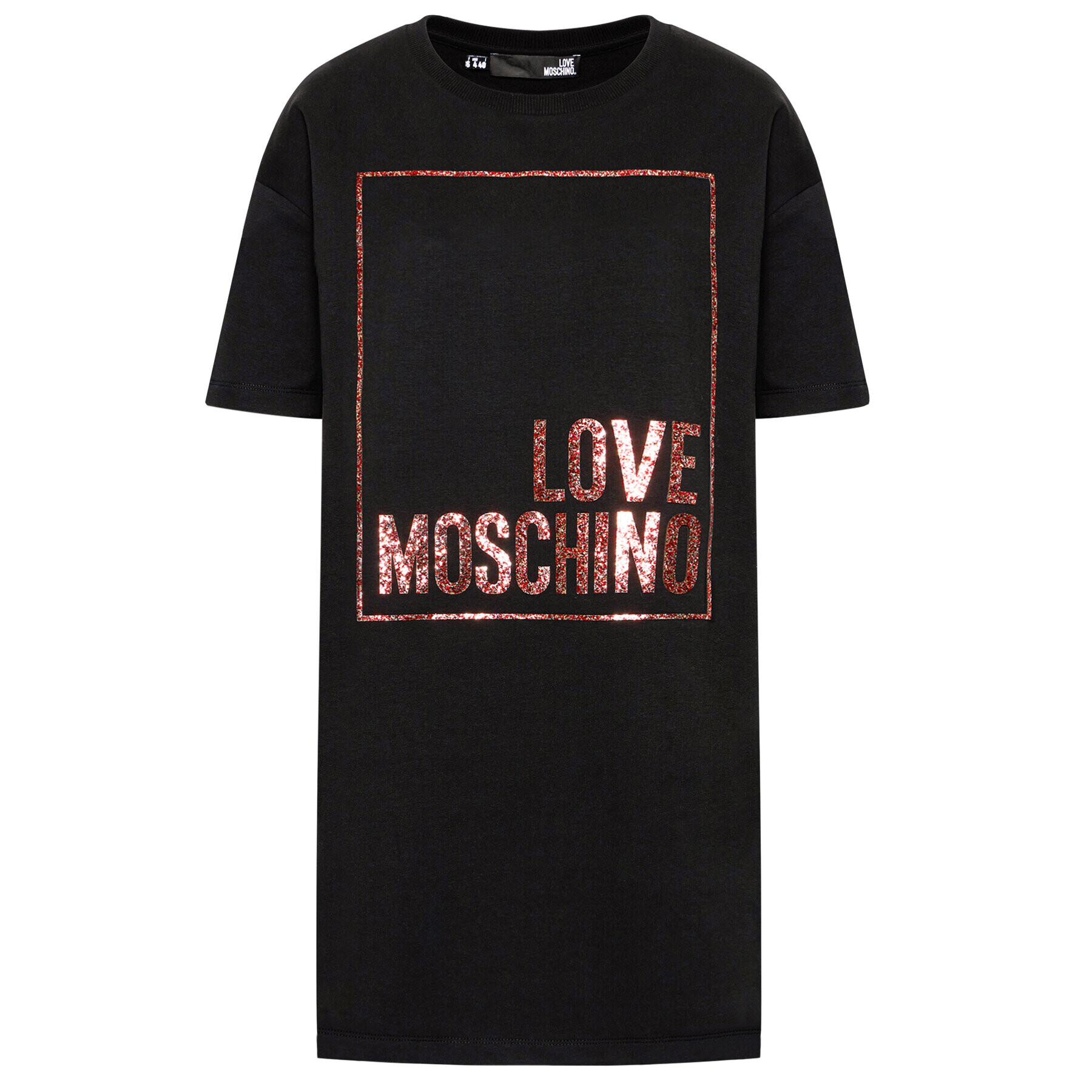 LOVE MOSCHINO Ежедневна рокля W592329E 2180 Черен Regular Fit - Pepit.bg