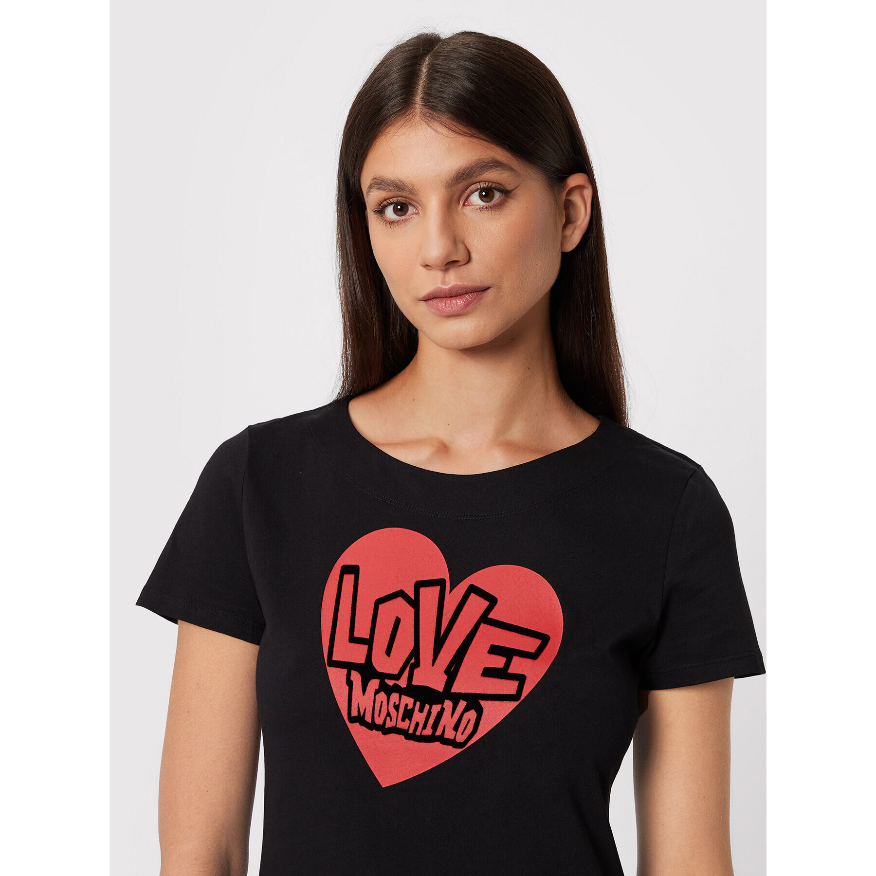 LOVE MOSCHINO Ежедневна рокля W592921M 3876 Черен Regular Fit - Pepit.bg