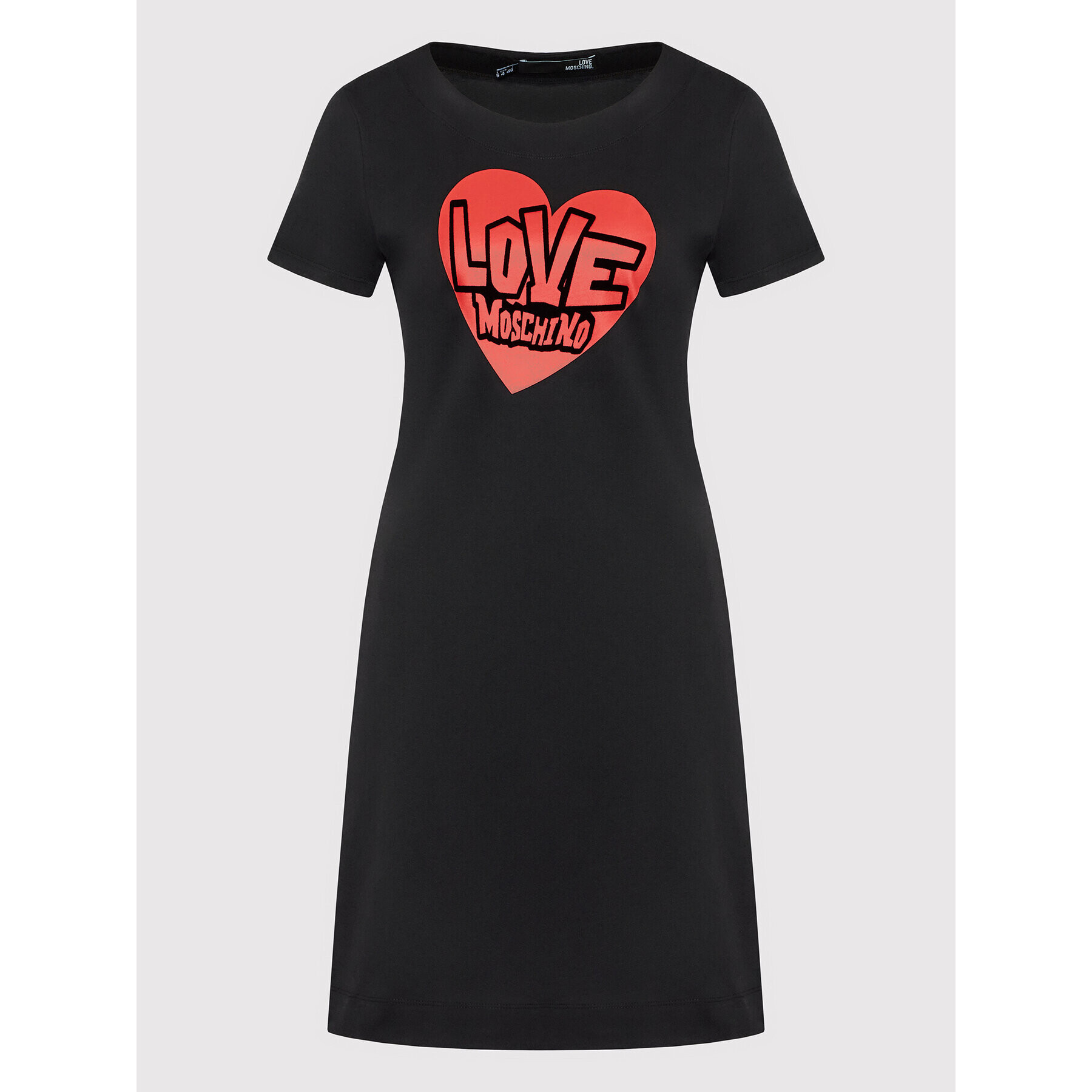 LOVE MOSCHINO Ежедневна рокля W592921M 3876 Черен Regular Fit - Pepit.bg