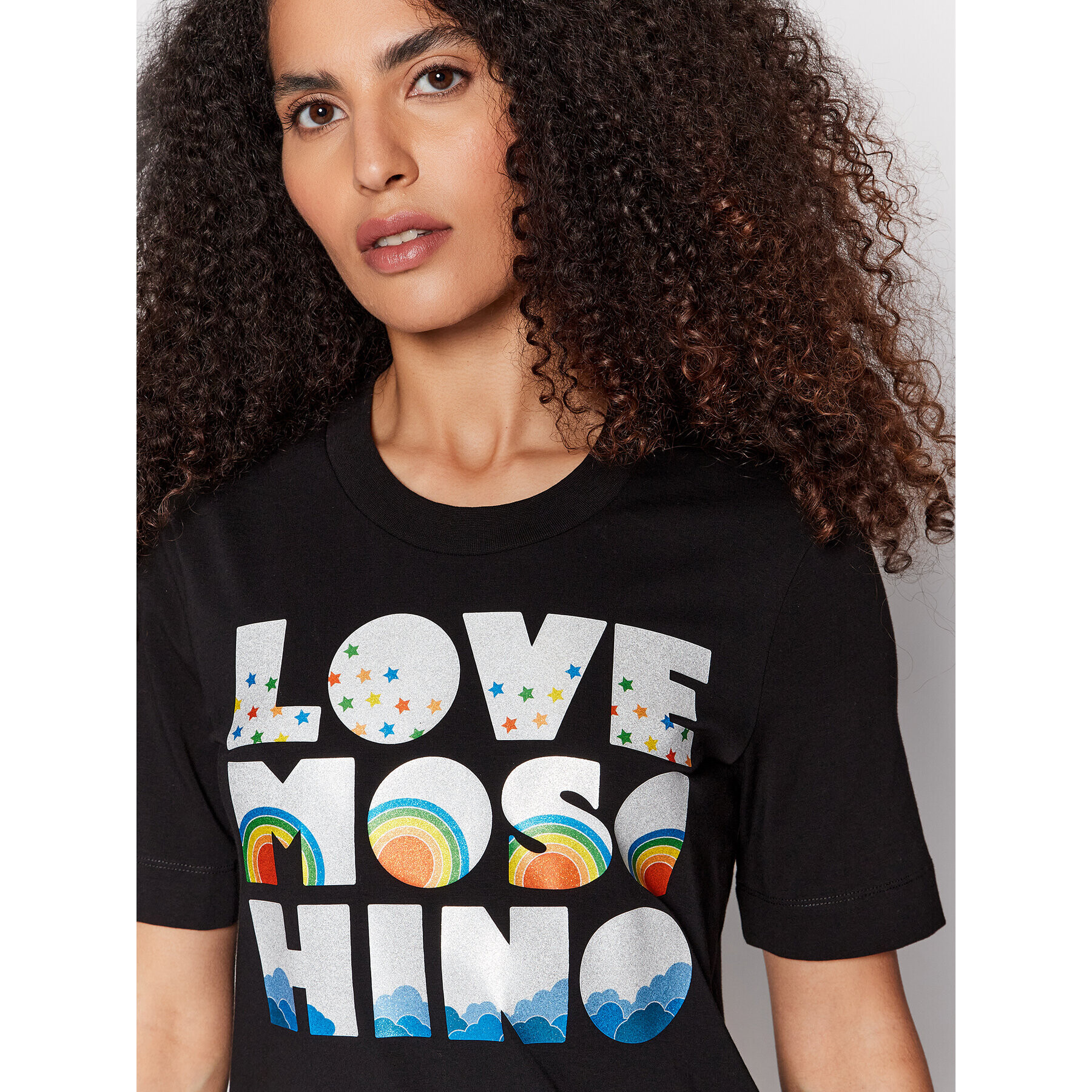 LOVE MOSCHINO Ежедневна рокля W5A0227E 1951 Черен Regular Fit - Pepit.bg