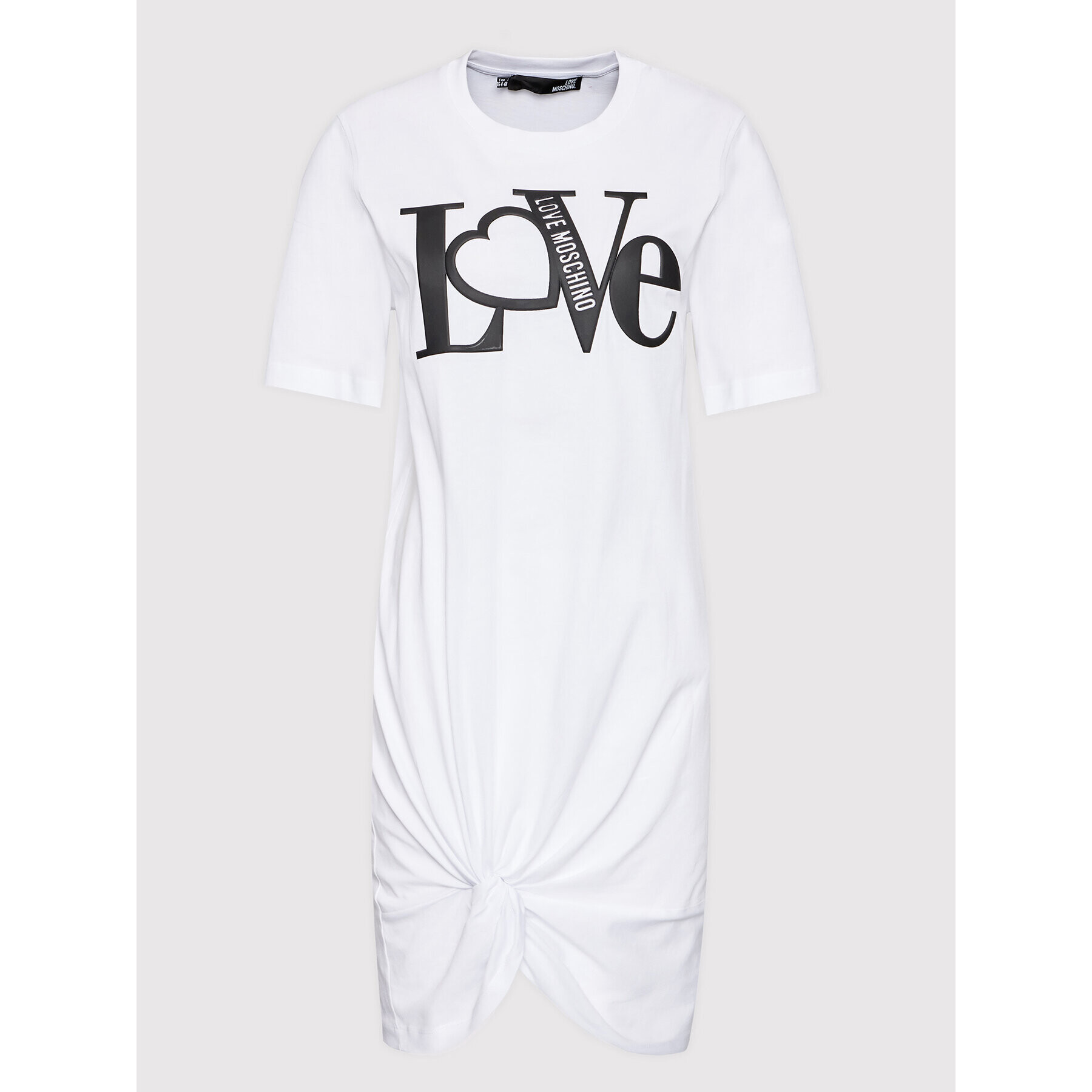 LOVE MOSCHINO Ежедневна рокля W5C6001M 3876 Бял Regular Fit - Pepit.bg