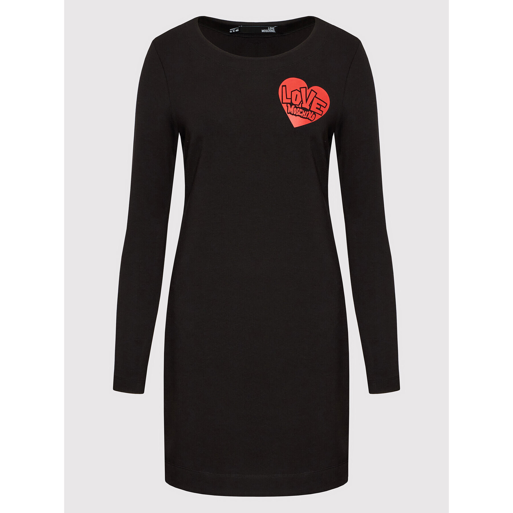 LOVE MOSCHINO Ежедневна рокля W5C9201E 2374 Черен Regular Fit - Pepit.bg