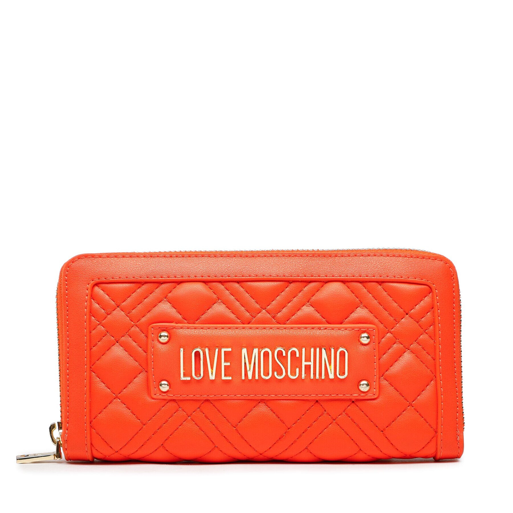 LOVE MOSCHINO Голям дамски портфейл JC5600PP1GLA0450 Оранжев - Pepit.bg