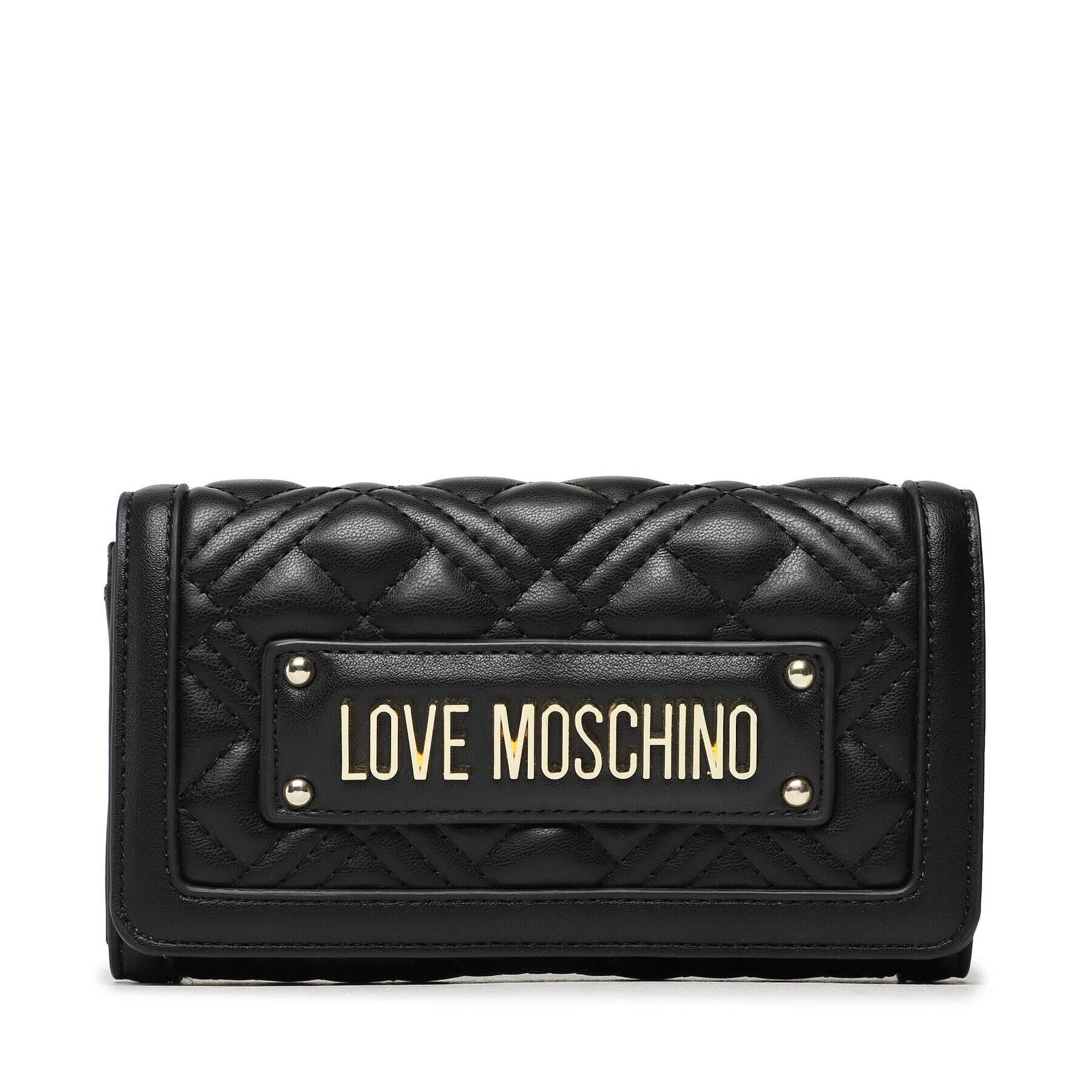 LOVE MOSCHINO Голям дамски портфейл JC5603PP1HLA0000 Черен - Pepit.bg