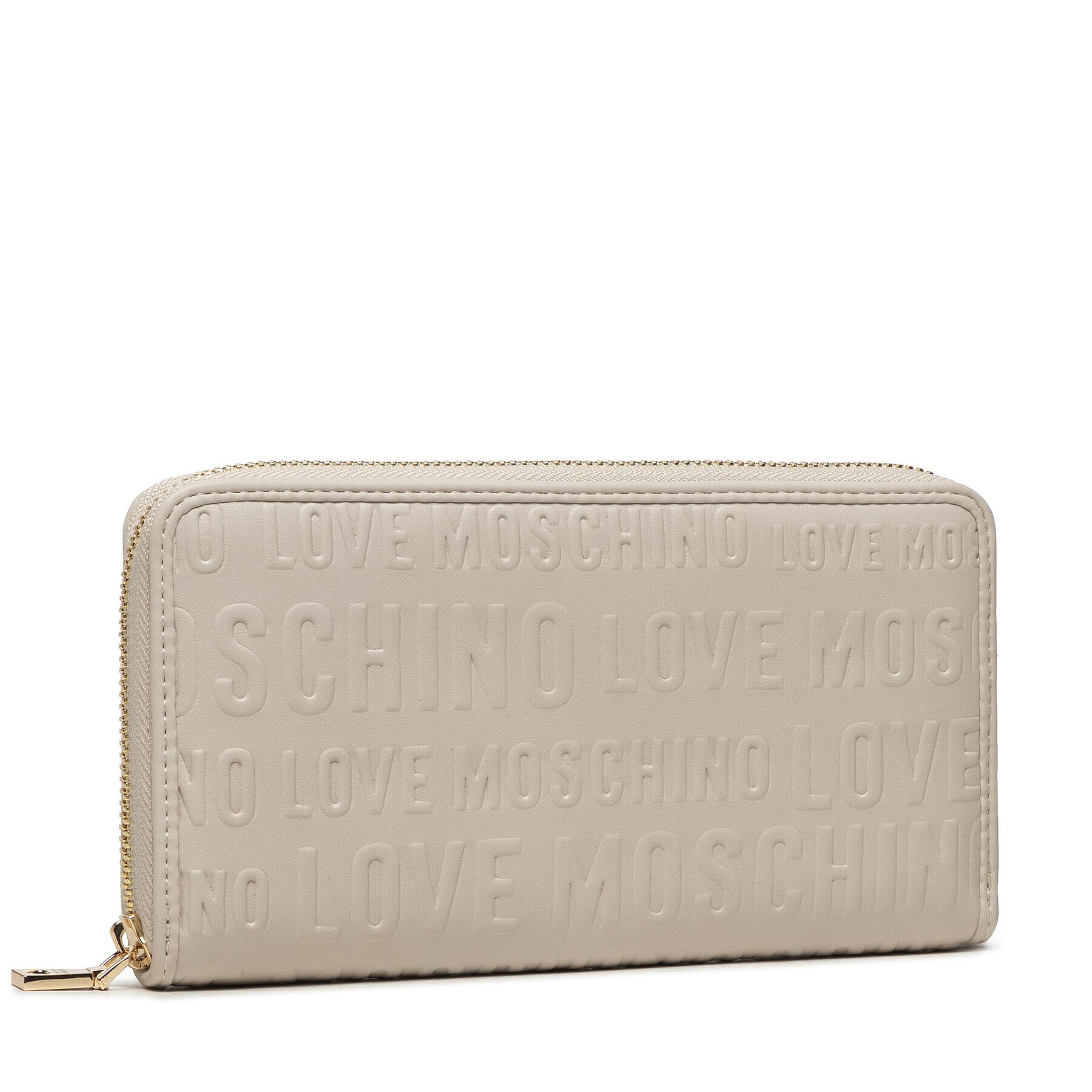 LOVE MOSCHINO Голям дамски портфейл JC5667PP0DKG0110 Бежов - Pepit.bg