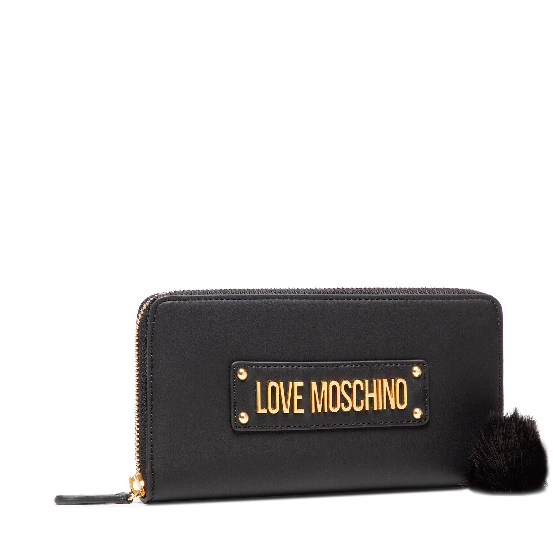 LOVE MOSCHINO Голям дамски портфейл JC5673PP0DKN0000 Черен - Pepit.bg