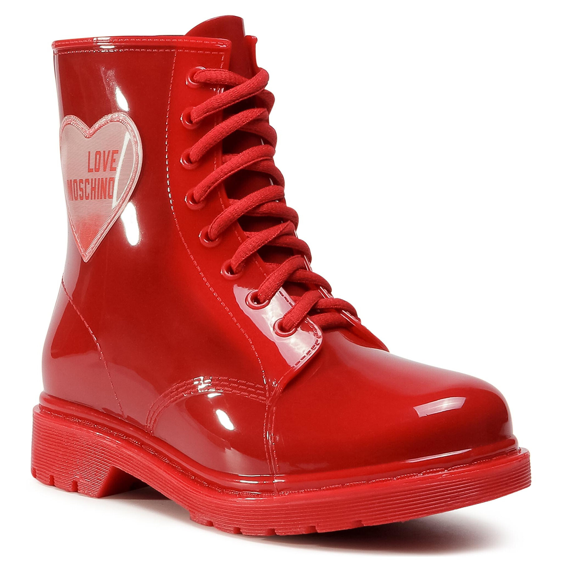 LOVE MOSCHINO Гумени ботуши JA24073G1BIR2500 Червен - Pepit.bg