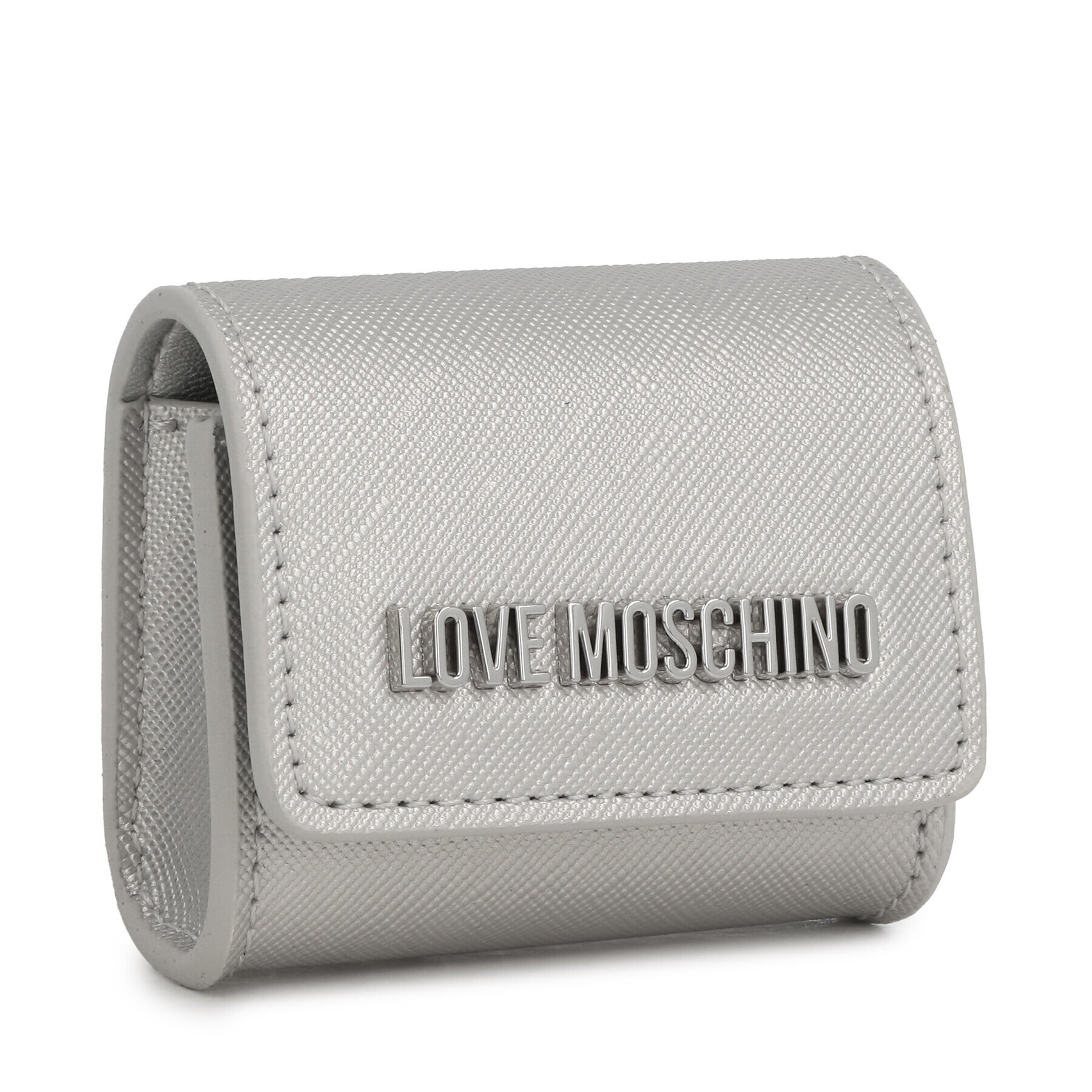 LOVE MOSCHINO Калъф за слушалки JC6451PP4IK2390B Сребрист - Pepit.bg