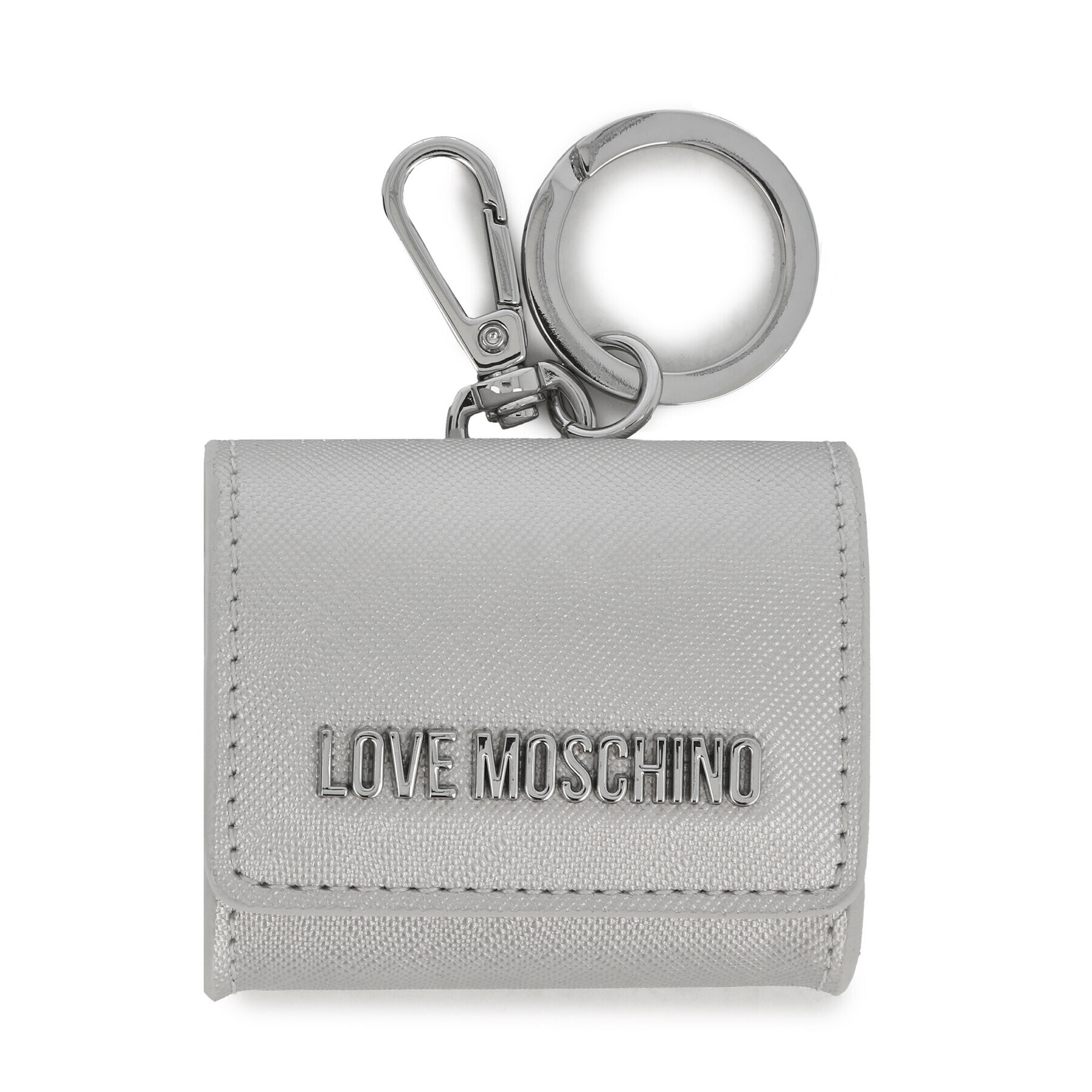 LOVE MOSCHINO Калъф за слушалки JC6451PP4IK2390B Сребрист - Pepit.bg