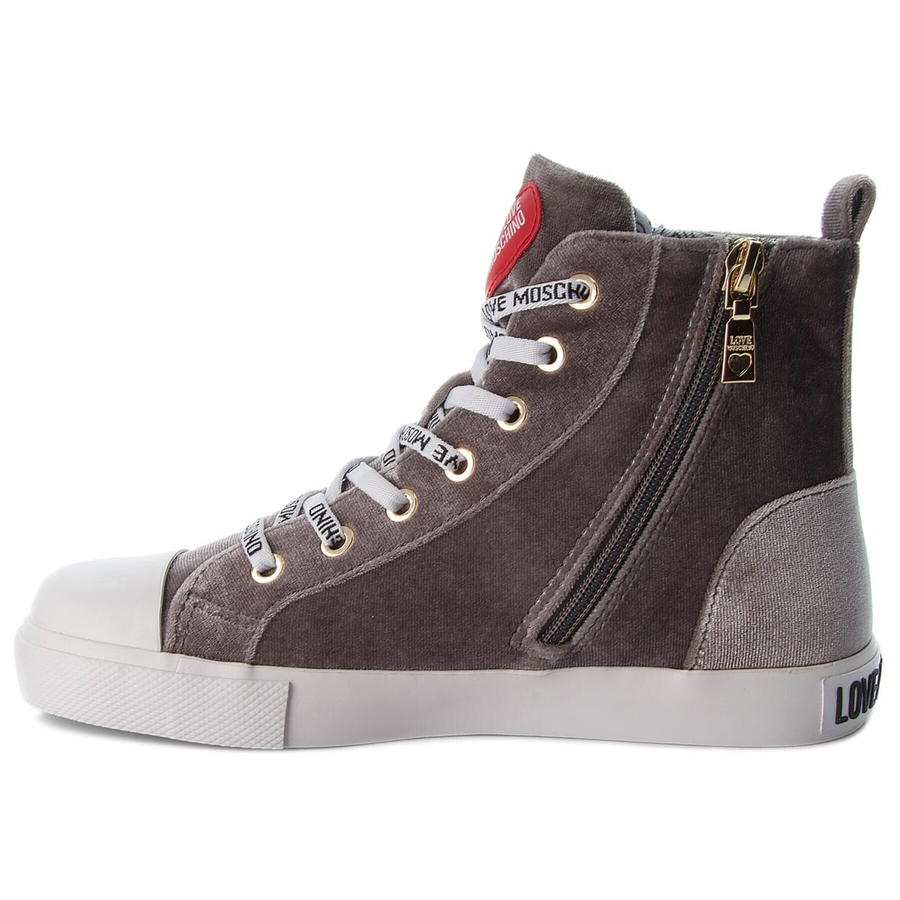 LOVE MOSCHINO Кецове JA15023G16IF001A Сив - Pepit.bg