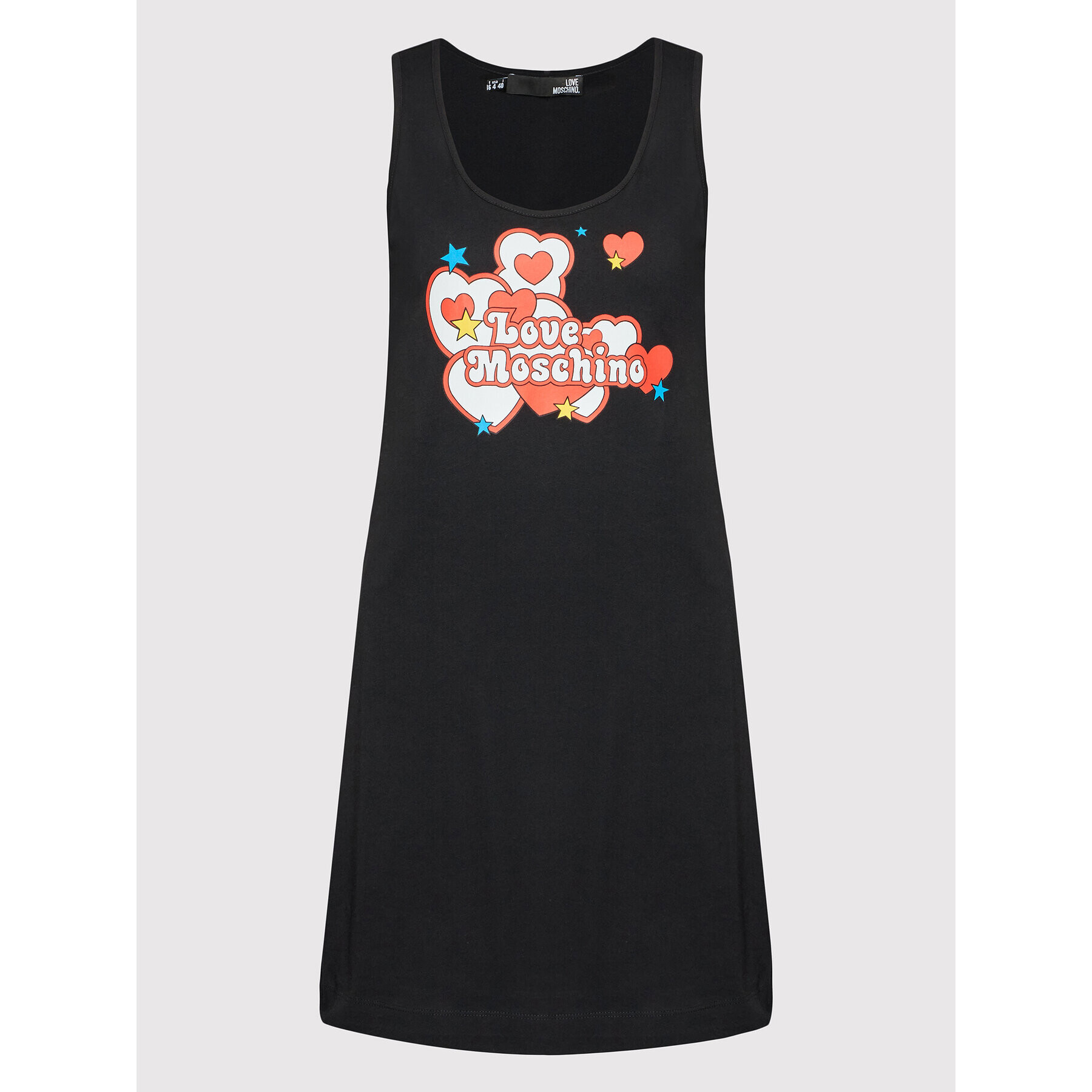 LOVE MOSCHINO Лятна рокля W5C2803M 3876 Черен Regular Fit - Pepit.bg