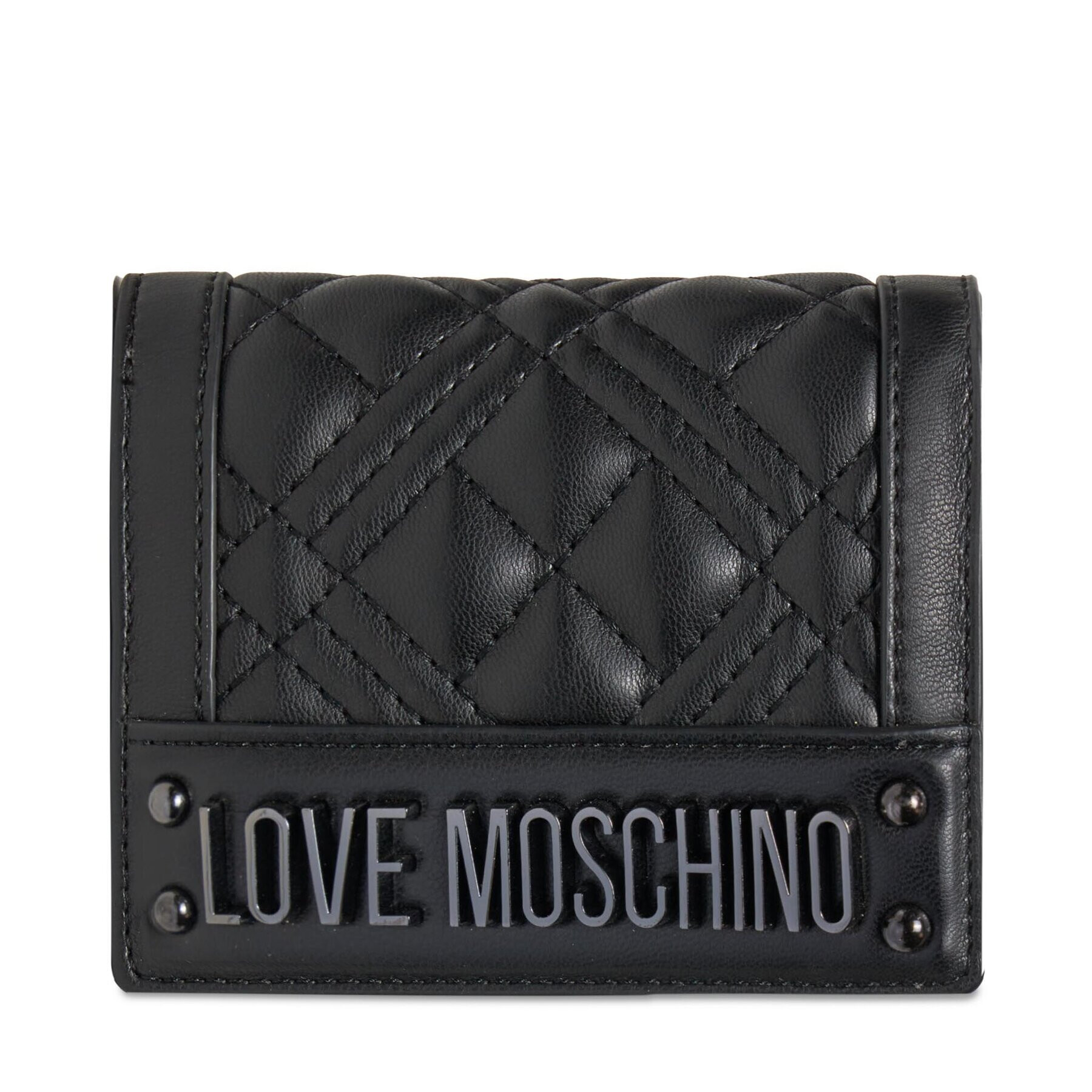 LOVE MOSCHINO Малък дамски портфейл JC5601PP0HLA000A Черен - Pepit.bg