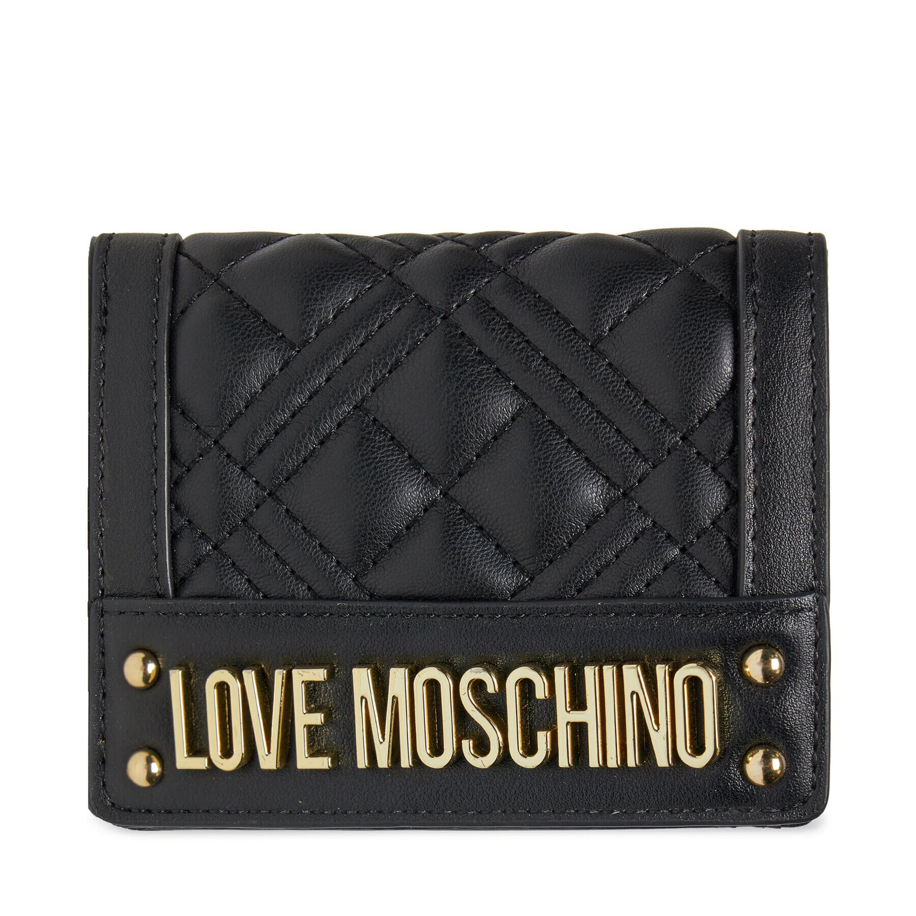 LOVE MOSCHINO Малък дамски портфейл JC5601PP1HLA0000 Черен - Pepit.bg