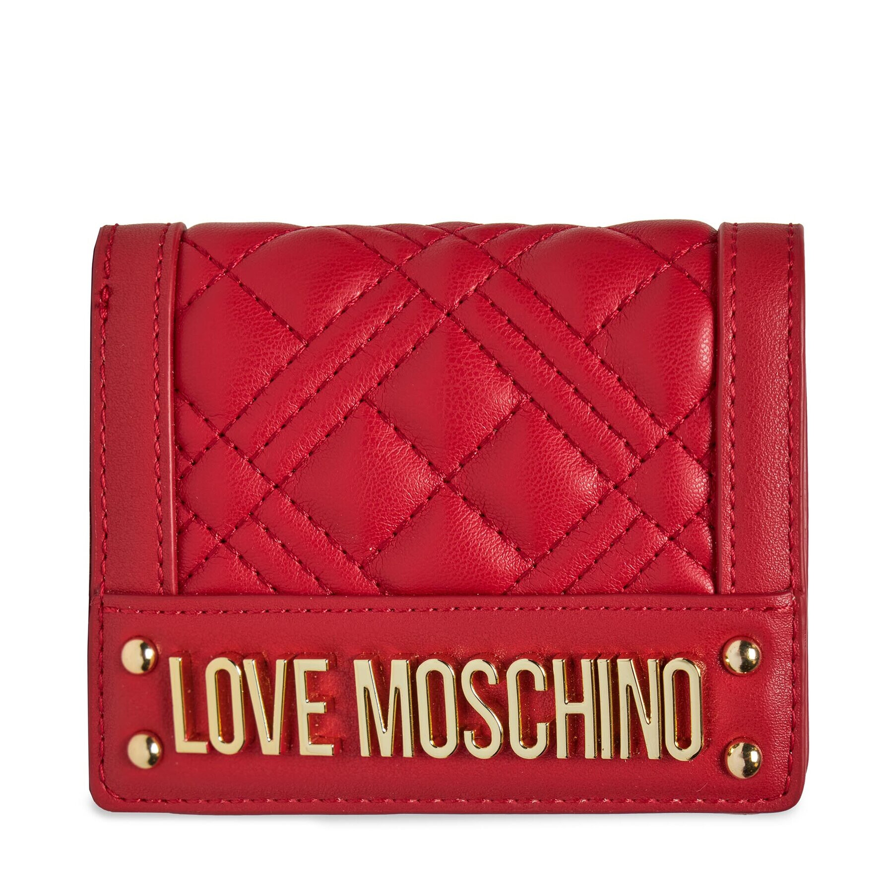 LOVE MOSCHINO Малък дамски портфейл JC5601PP1HLA0500 Червен - Pepit.bg