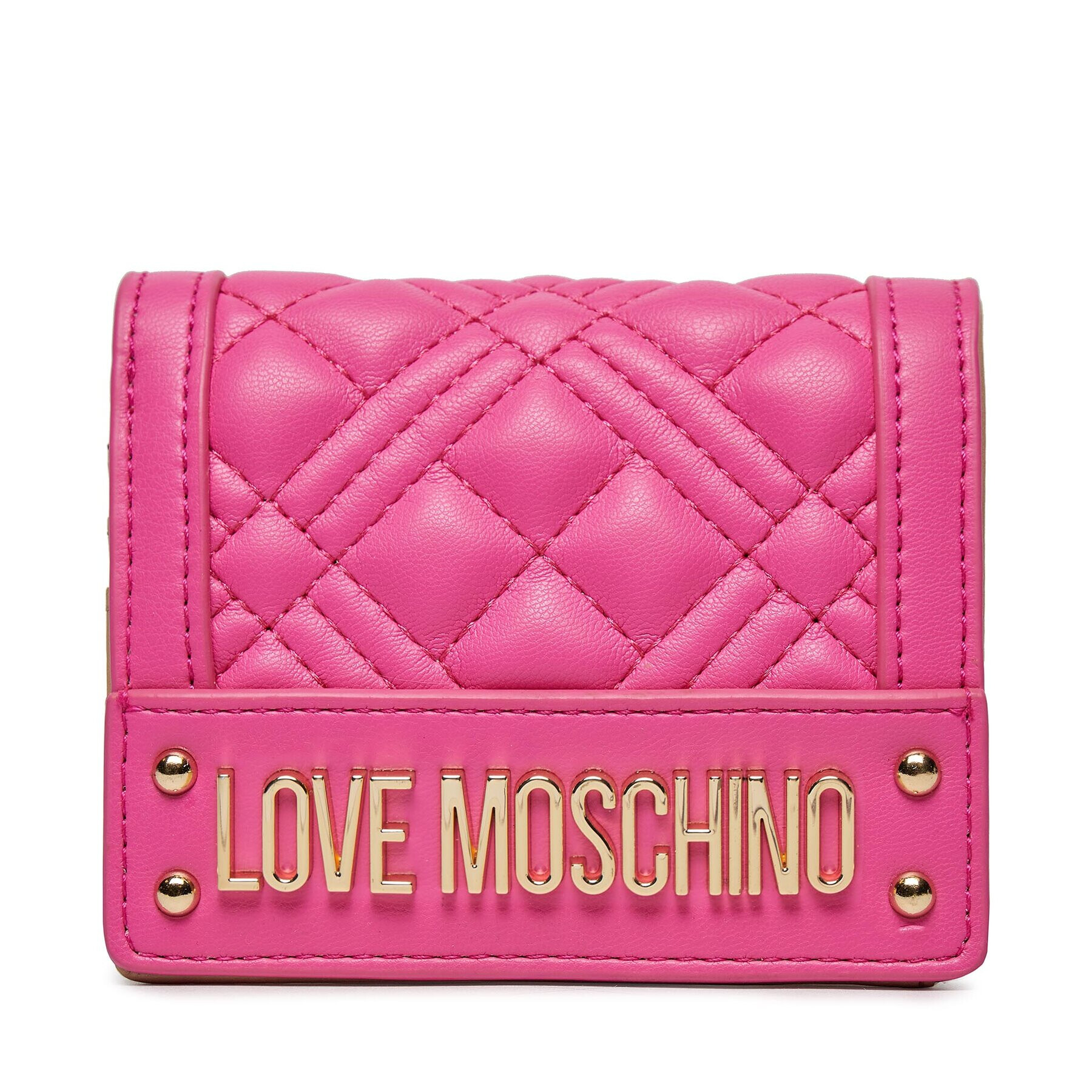 LOVE MOSCHINO Малък дамски портфейл JC5601PP1ILA0615 Розов - Pepit.bg