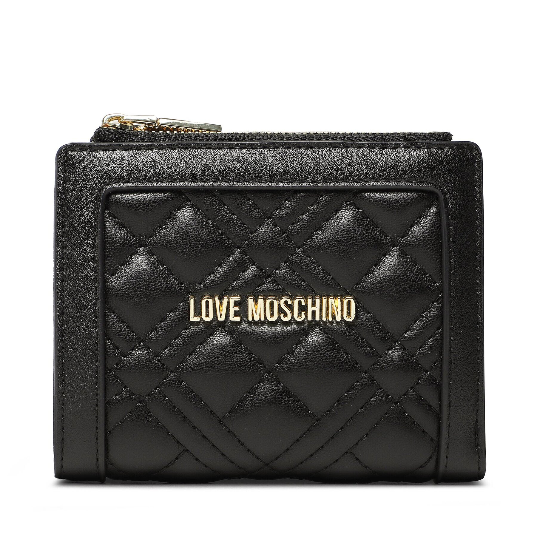 LOVE MOSCHINO Малък дамски портфейл JC5606PP1HLA0000 Черен - Pepit.bg