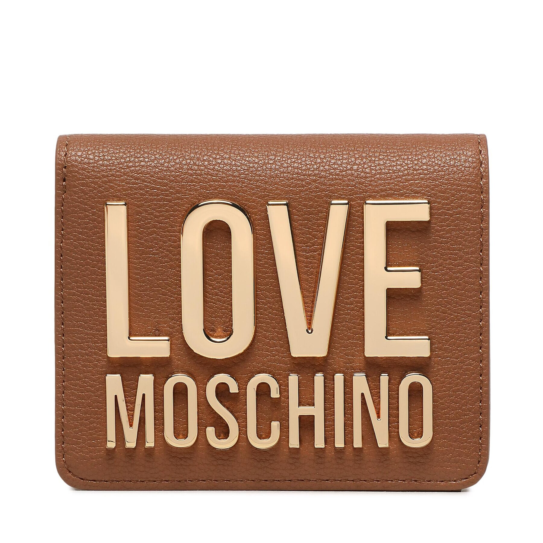 LOVE MOSCHINO Малък дамски портфейл JC5612PP1HLI0201 Кафяв - Pepit.bg