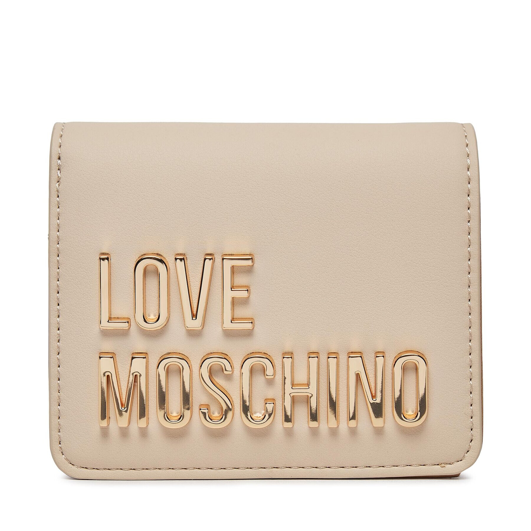 LOVE MOSCHINO Малък дамски портфейл JC5612PP1IKD0110 Бежов - Pepit.bg