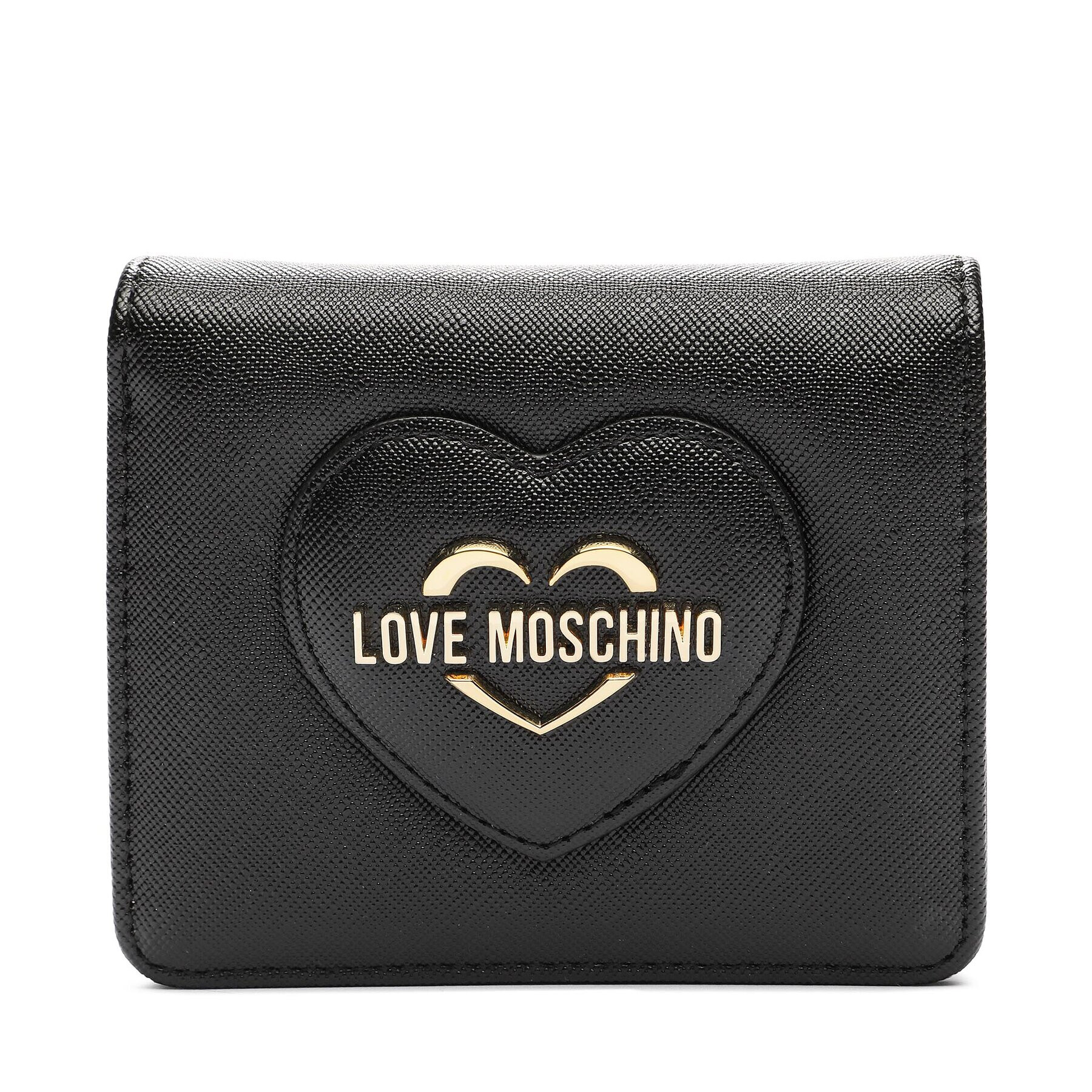 LOVE MOSCHINO Малък дамски портфейл JC5731PP0HKL0000 Черен - Pepit.bg