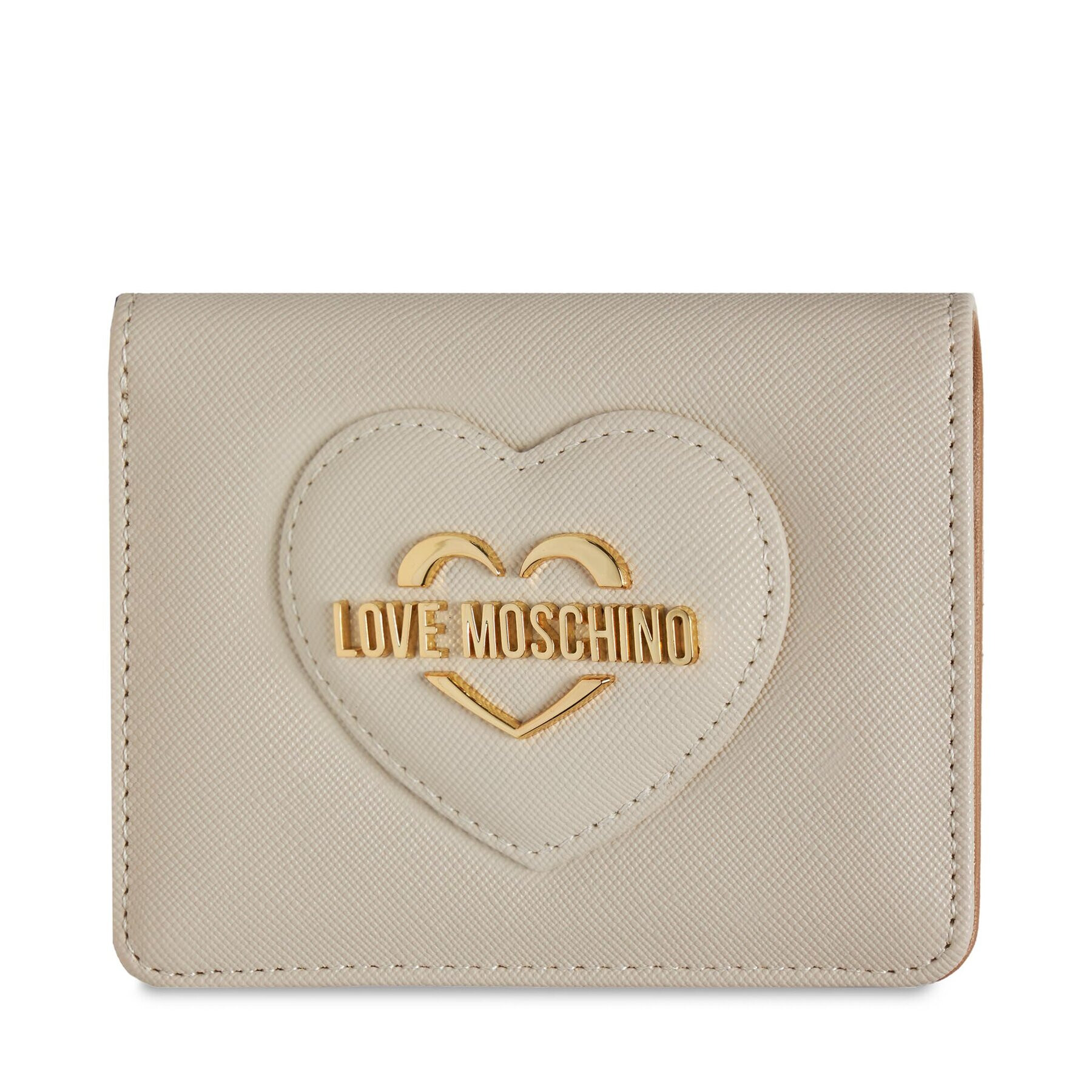 LOVE MOSCHINO Малък дамски портфейл JC5731PP0HKL0110 Бежов - Pepit.bg