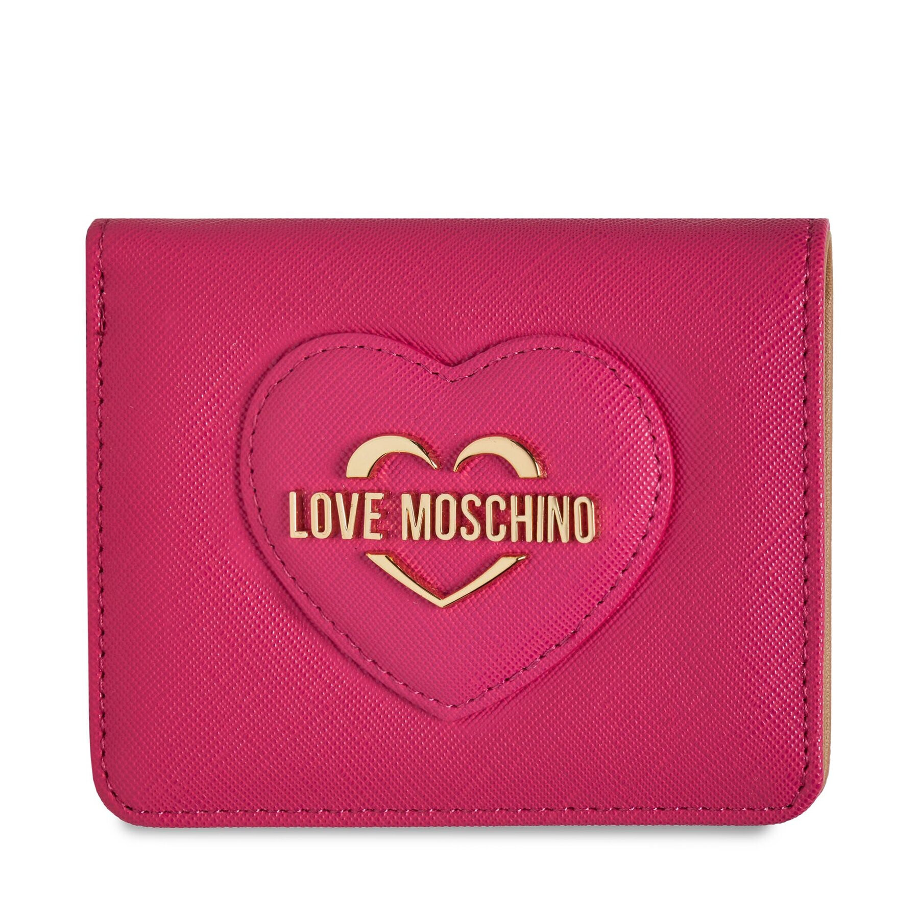 LOVE MOSCHINO Малък дамски портфейл JC5731PP0HKL0604 Розов - Pepit.bg