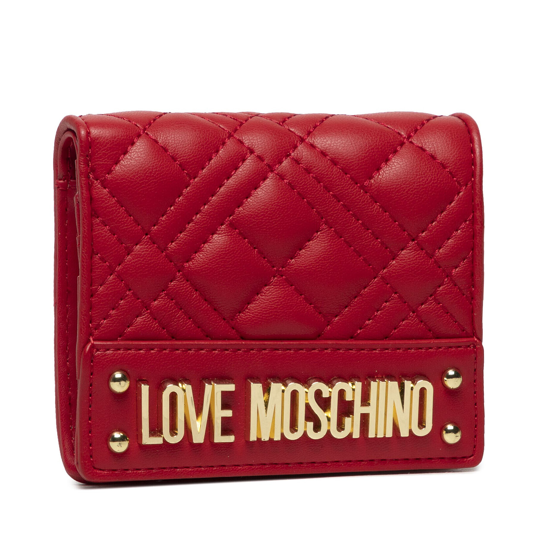 LOVE MOSCHINO Малък дамски портфейл JC5601PP0DLA0500 Червен - Pepit.bg