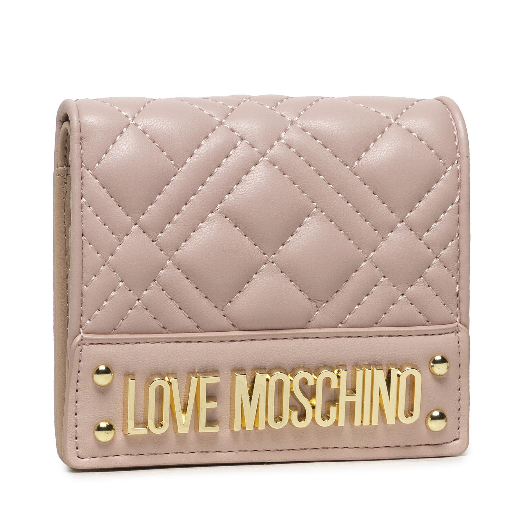 LOVE MOSCHINO Малък дамски портфейл JC5601PP0DLA0600 Розов - Pepit.bg