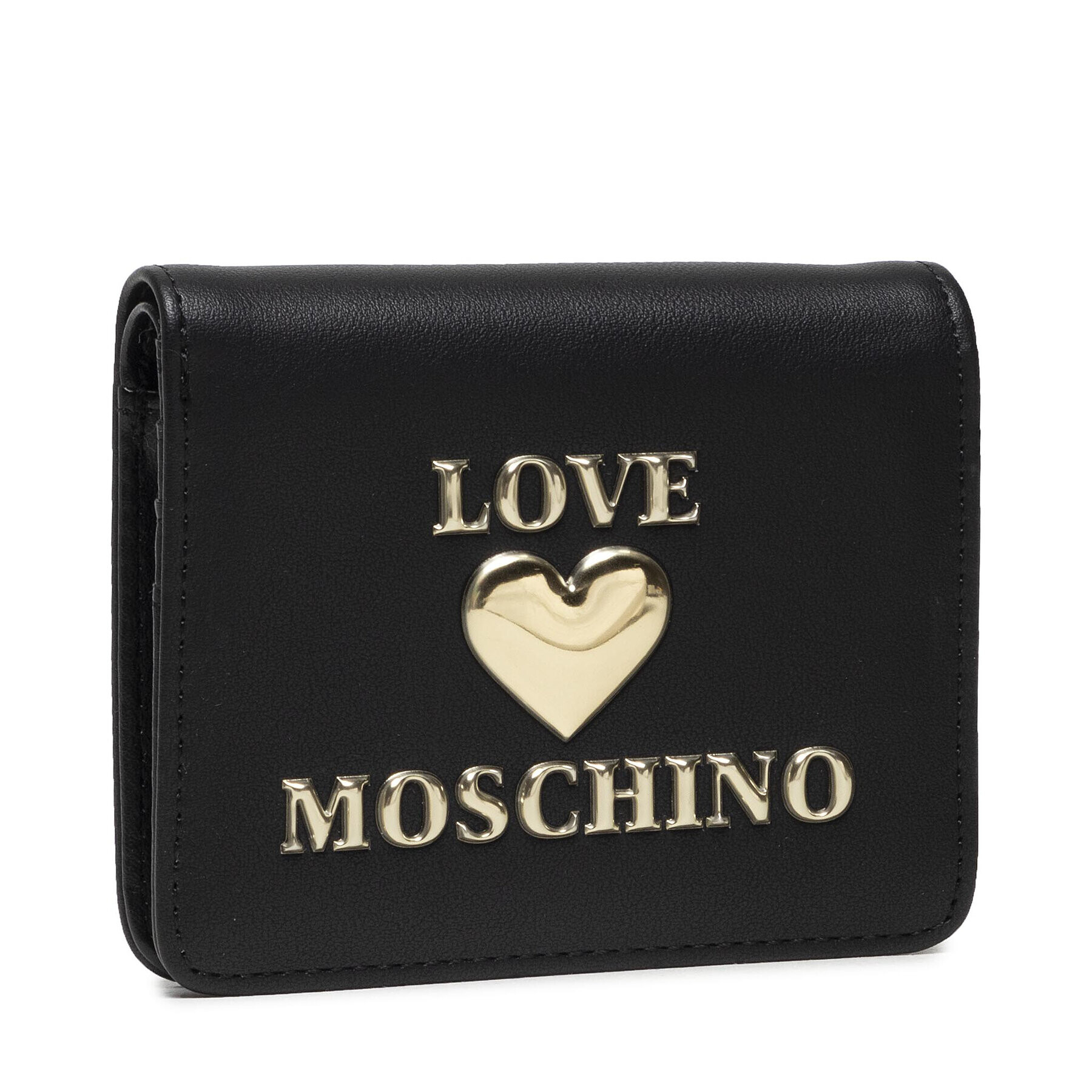 LOVE MOSCHINO Малък дамски портфейл JC5625PP1DLF0000 Черен - Pepit.bg