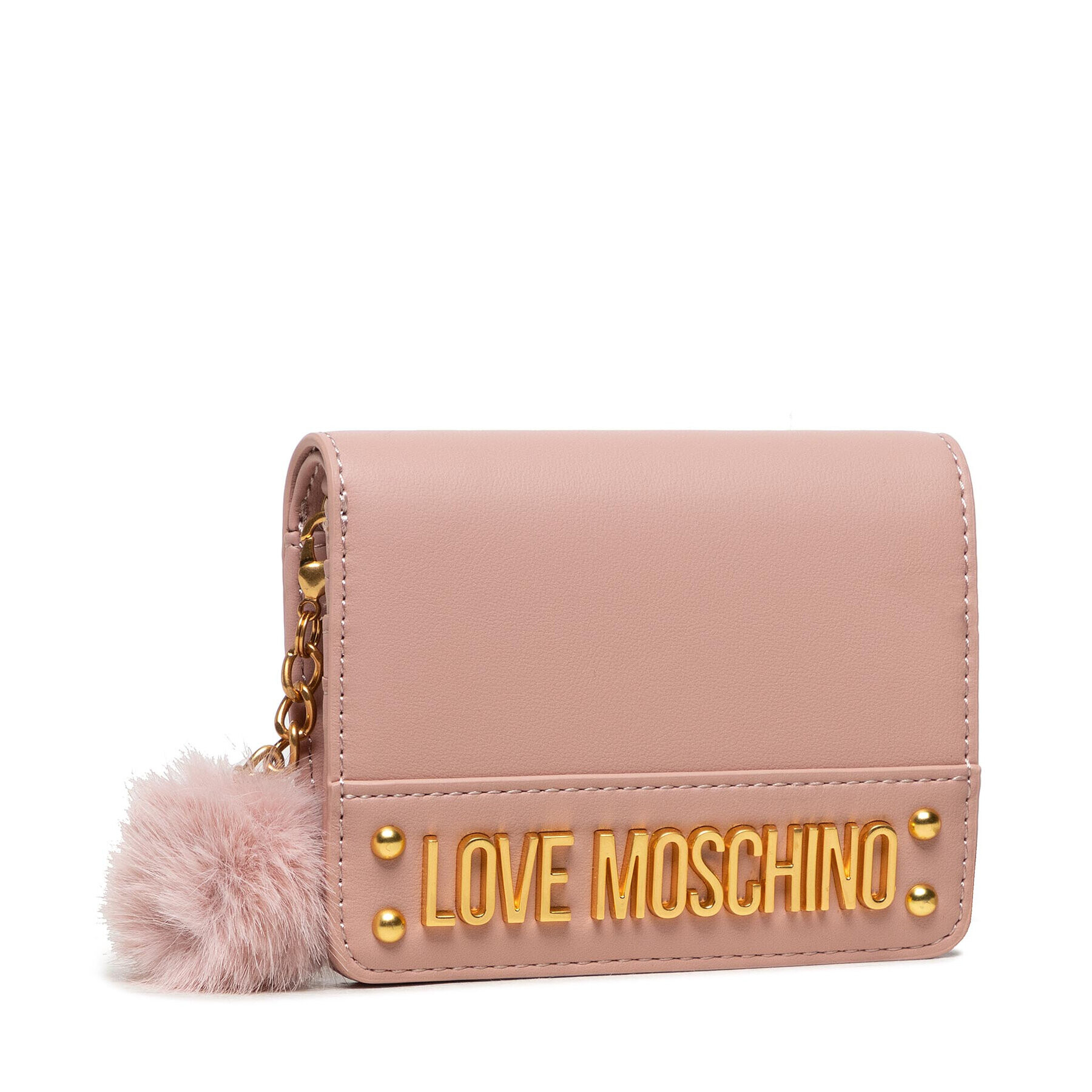 LOVE MOSCHINO Малък дамски портфейл JC5674PP0DKN0600 Розов - Pepit.bg