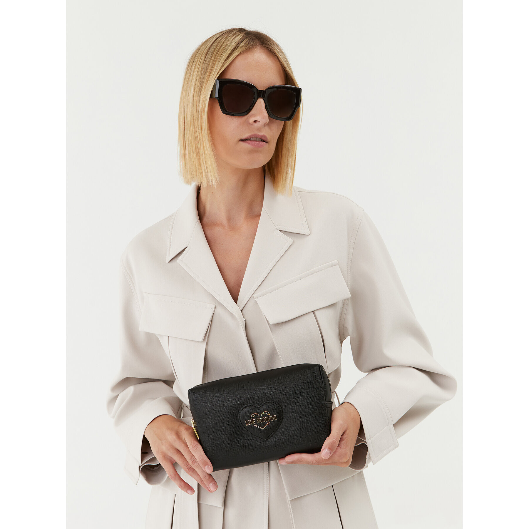 LOVE MOSCHINO Несесер JC5306PP0HKL0000 Черен - Pepit.bg