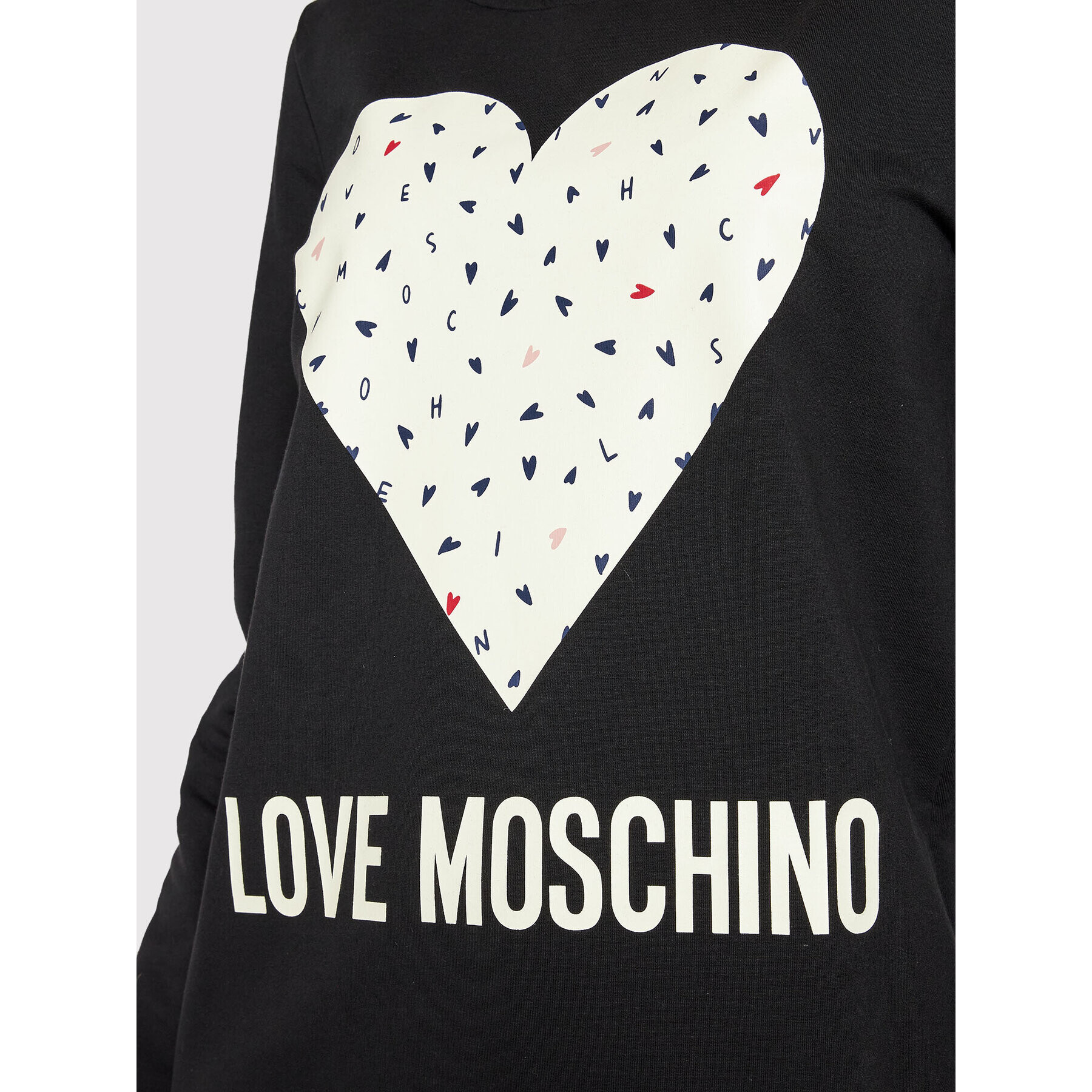 LOVE MOSCHINO Плетена рокля W584719E 2288 Черен Regular Fit - Pepit.bg