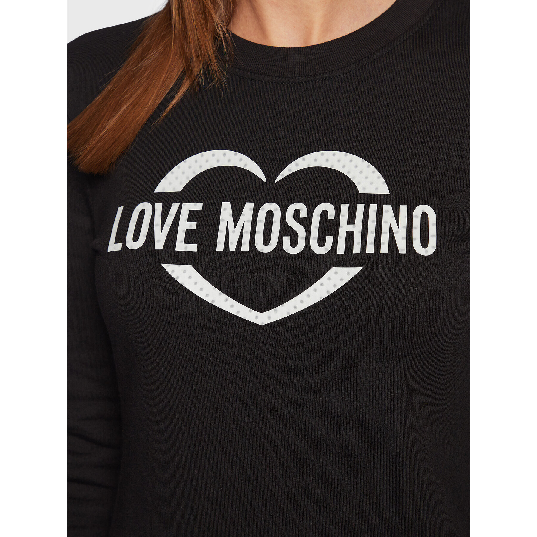 LOVE MOSCHINO Плетена рокля W5C0003M 4055 Черен Regular Fit - Pepit.bg