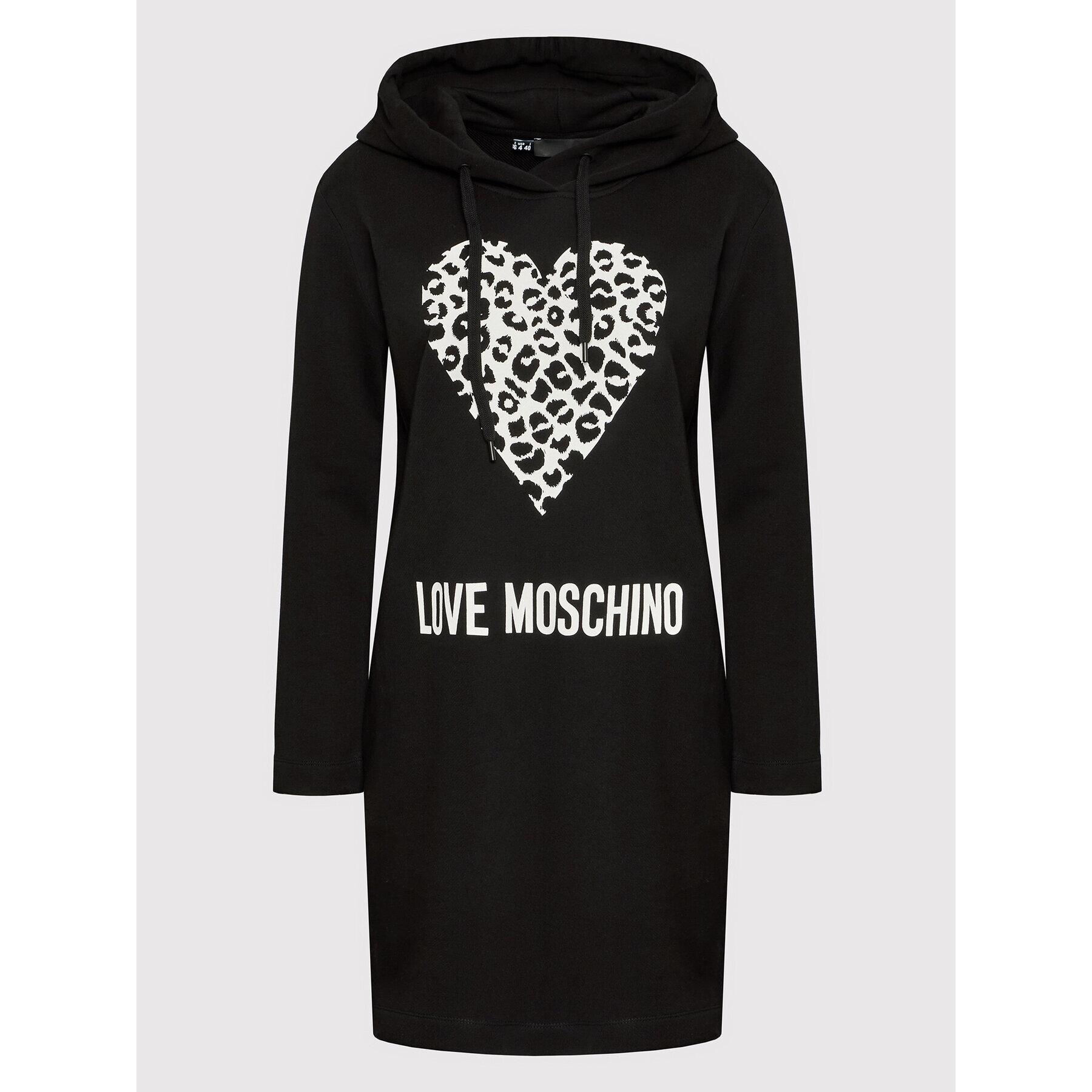 LOVE MOSCHINO Плетена рокля W5B1905M 4055 Черен Regular Fit - Pepit.bg