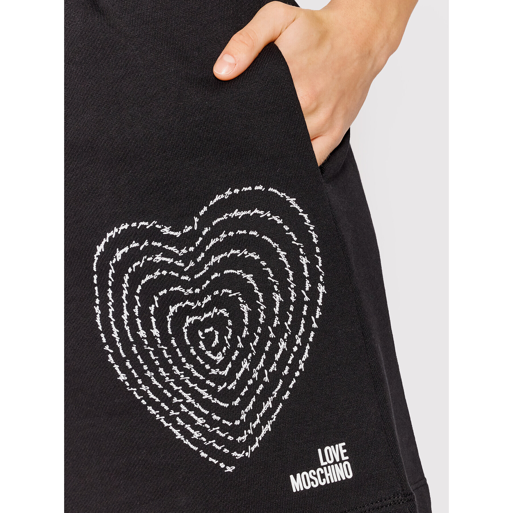LOVE MOSCHINO Пола тип трапец W155804M 4055 Черен Regular Fit - Pepit.bg