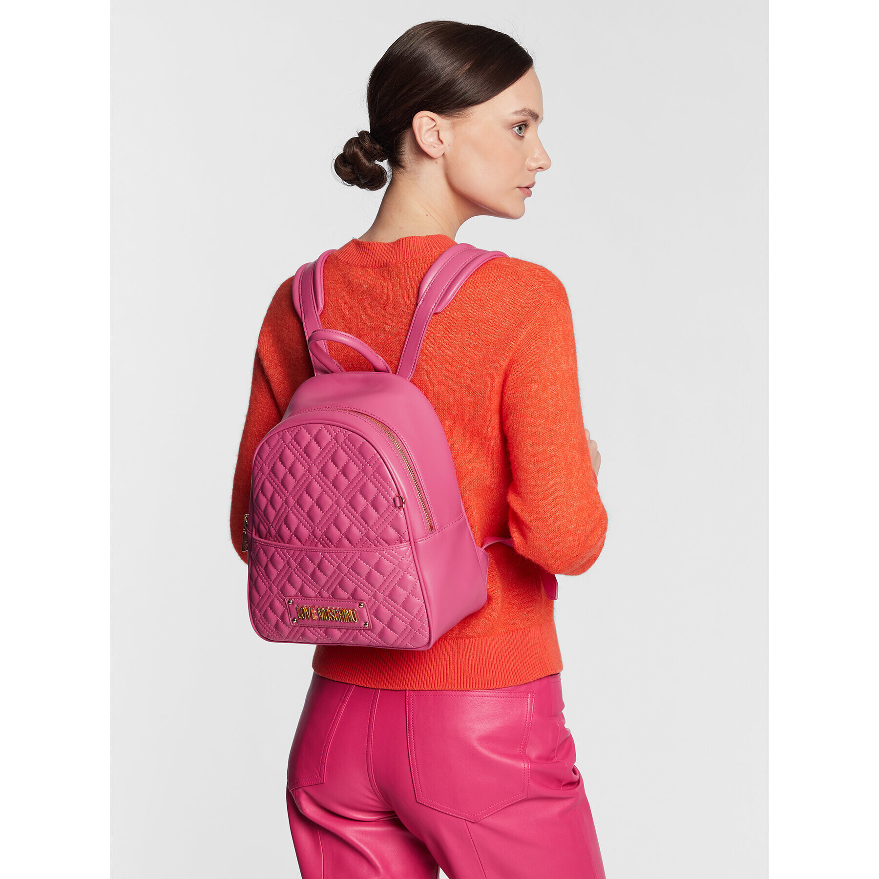 LOVE MOSCHINO Раница JC4018PP1GLA0615 Розов - Pepit.bg