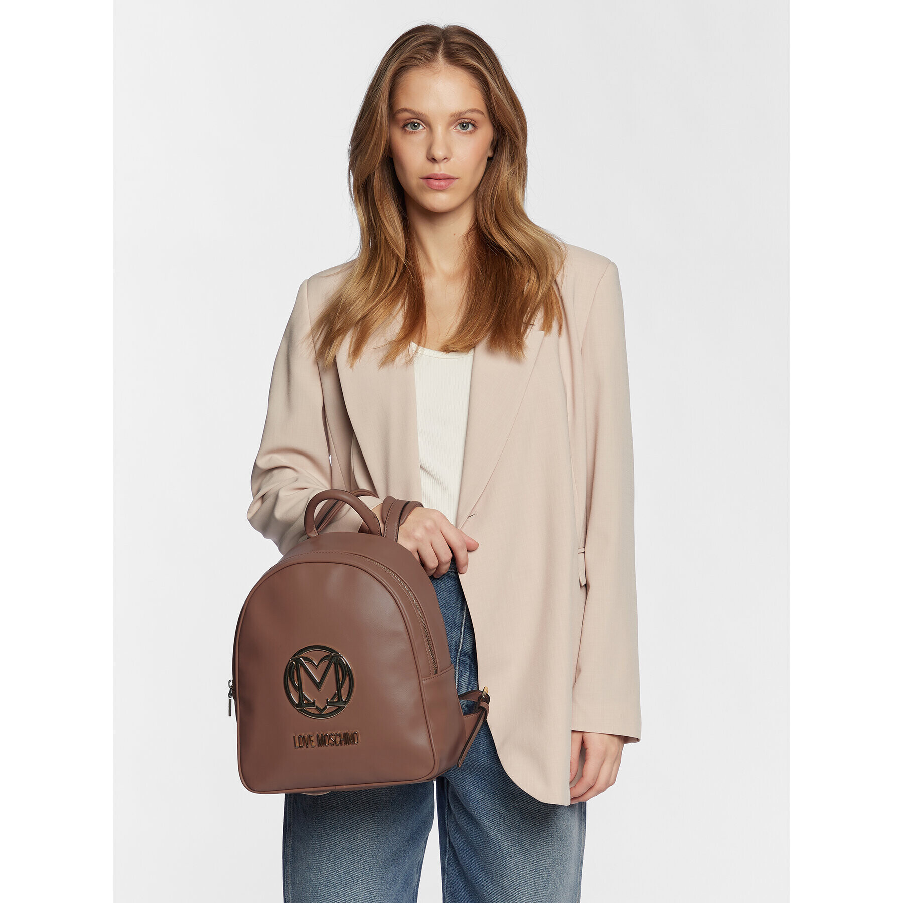 LOVE MOSCHINO Раница JC4035PP1GLD0201 Кафяв - Pepit.bg