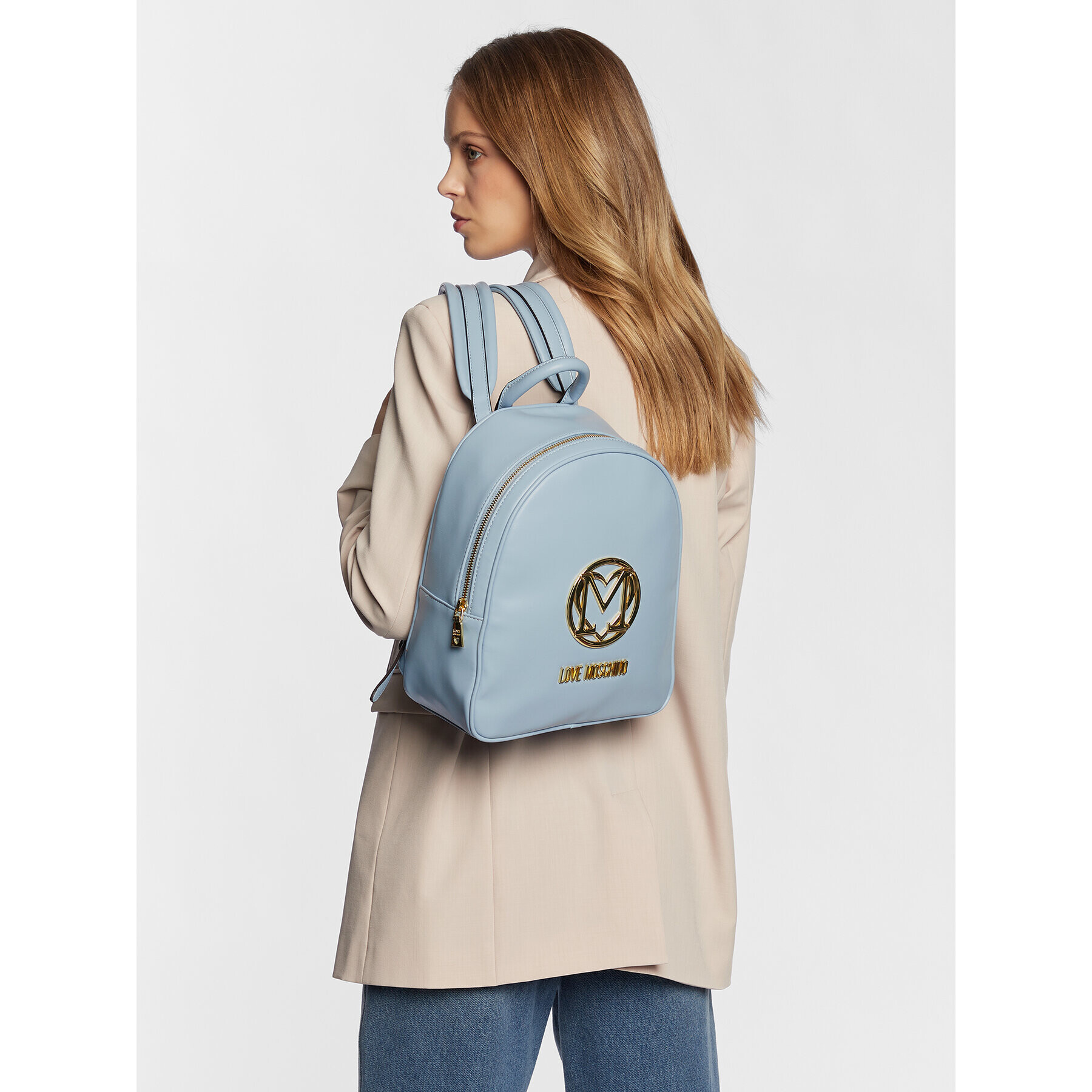 LOVE MOSCHINO Раница JC4035PP1GLD0700 Син - Pepit.bg