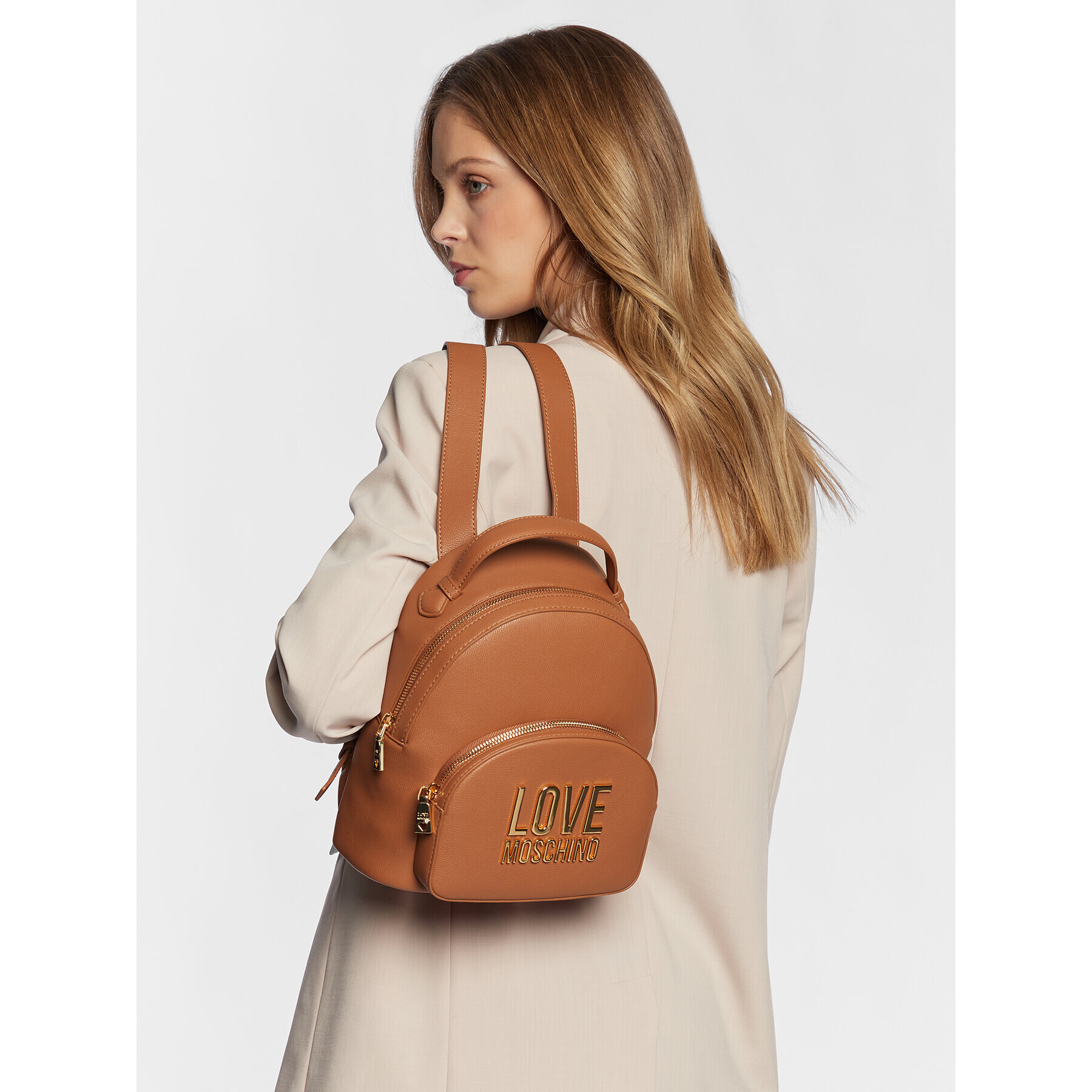 LOVE MOSCHINO Раница JC4105PP1GLI0201 Кафяв - Pepit.bg