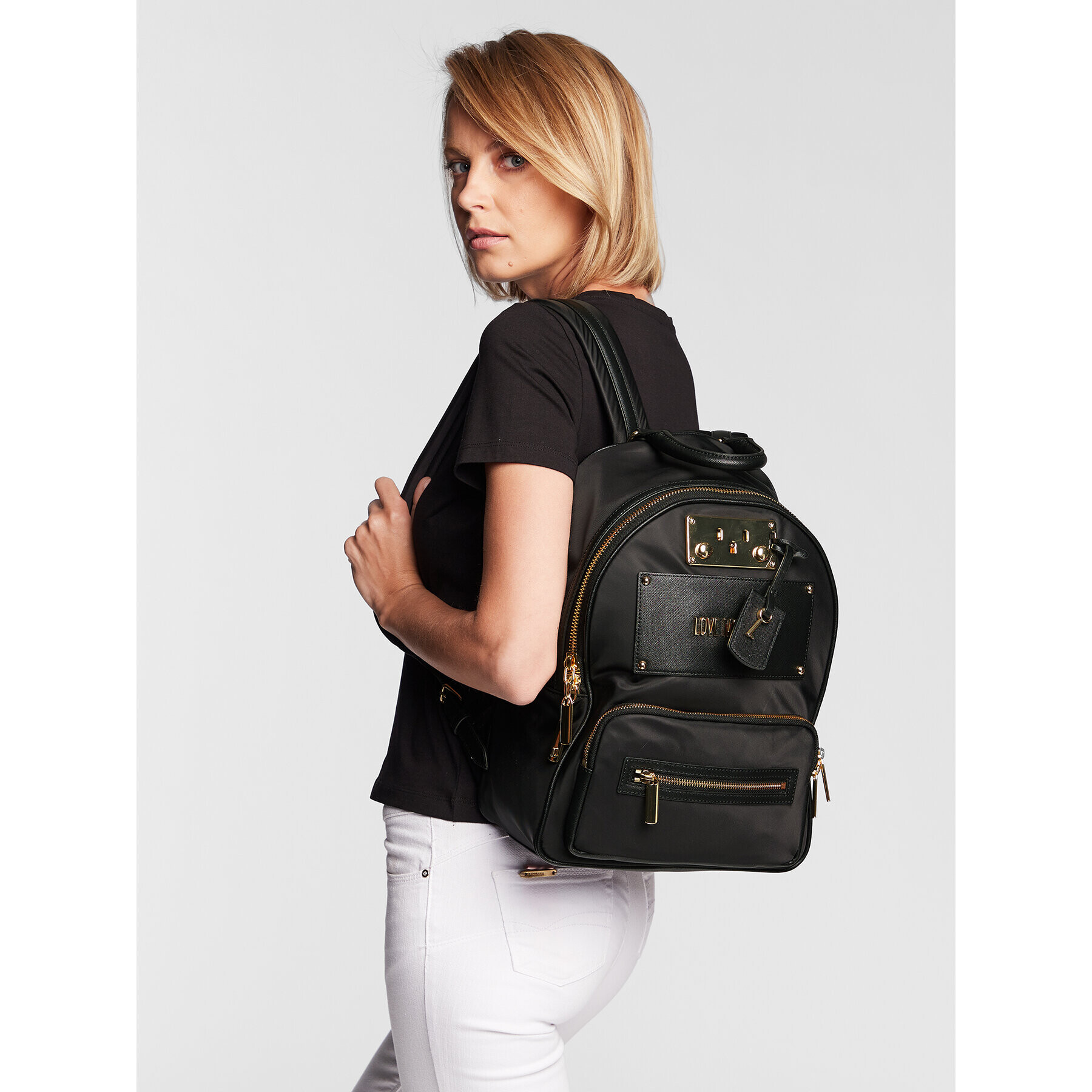 LOVE MOSCHINO Раница JC4152PP1GLG100A Черен - Pepit.bg