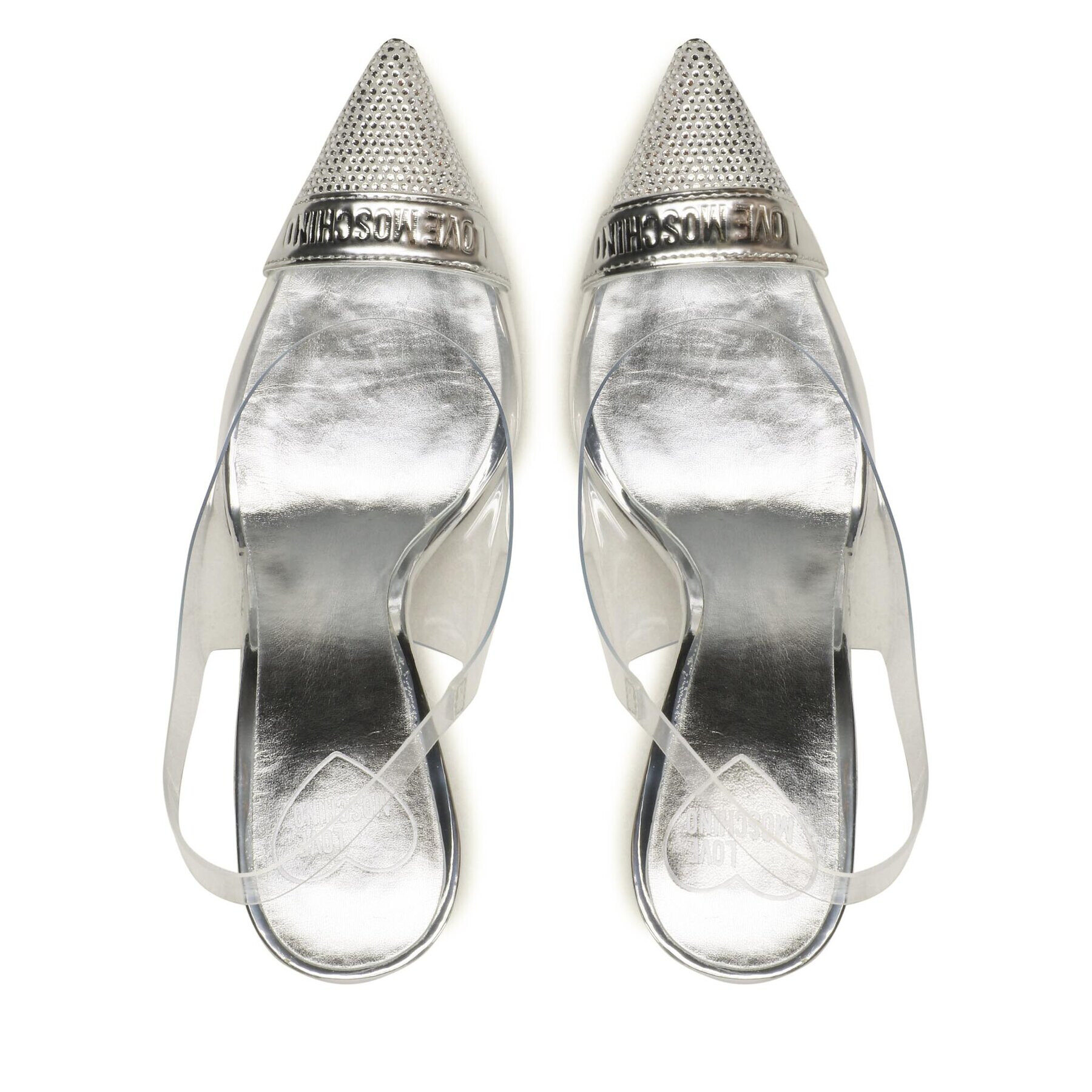 LOVE MOSCHINO Сандали JA10129G1GIRB99A Прозрачен - Pepit.bg