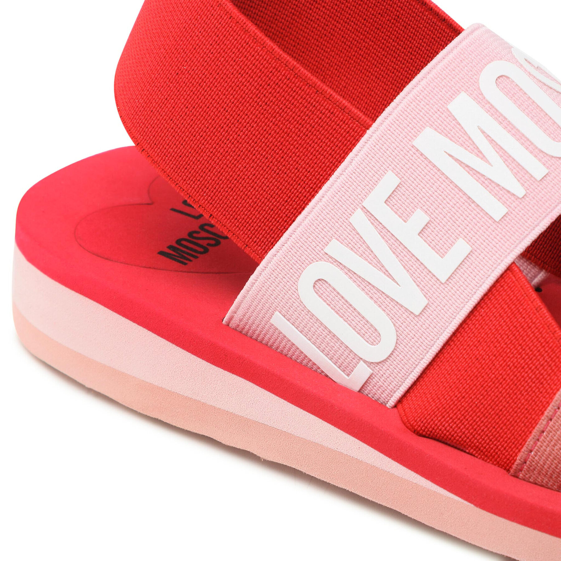 LOVE MOSCHINO Сандали JA16033G0EJN460A Червен - Pepit.bg