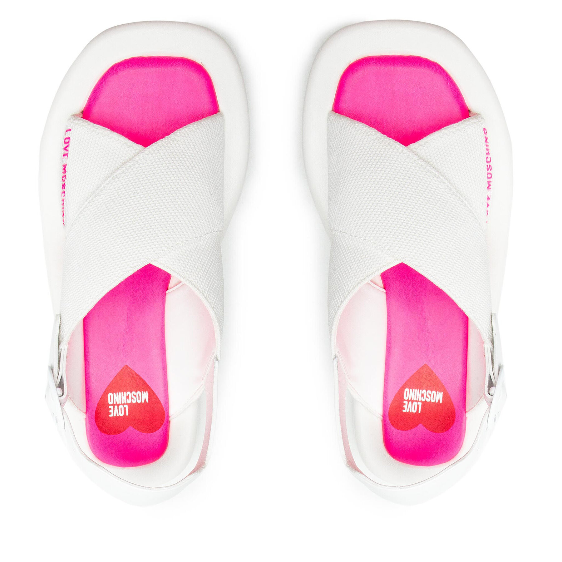 LOVE MOSCHINO Сандали JA16123G0EIZN100 Бял - Pepit.bg