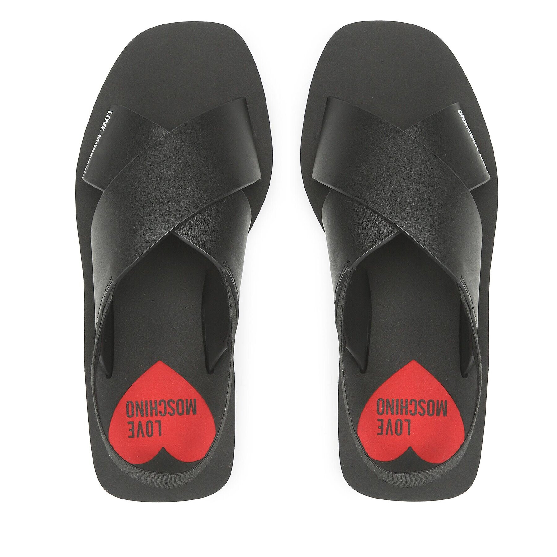 LOVE MOSCHINO Сандали JA16123G1GI40000 Черен - Pepit.bg