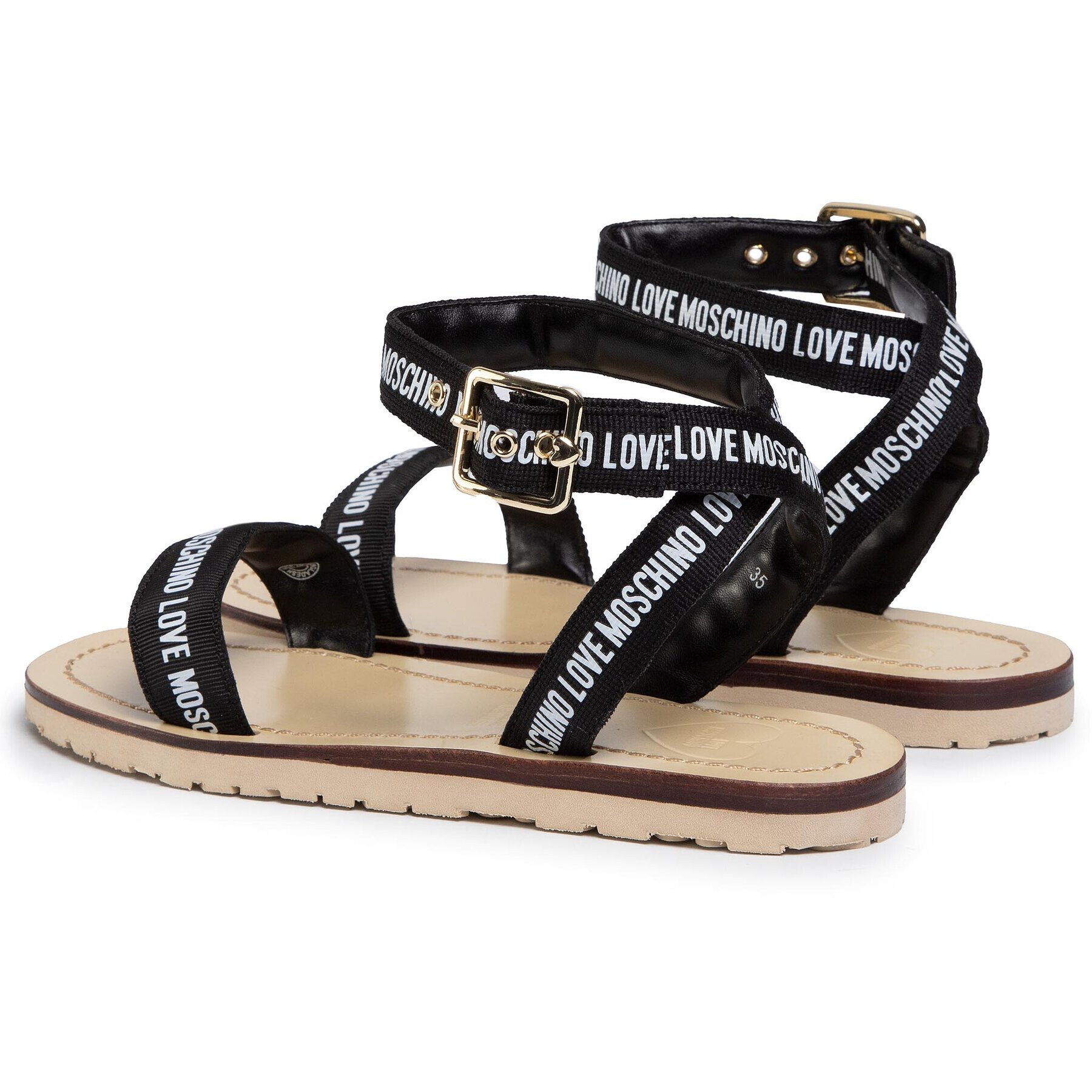 LOVE MOSCHINO Сандали JA16181G0AJU0000 Черен - Pepit.bg