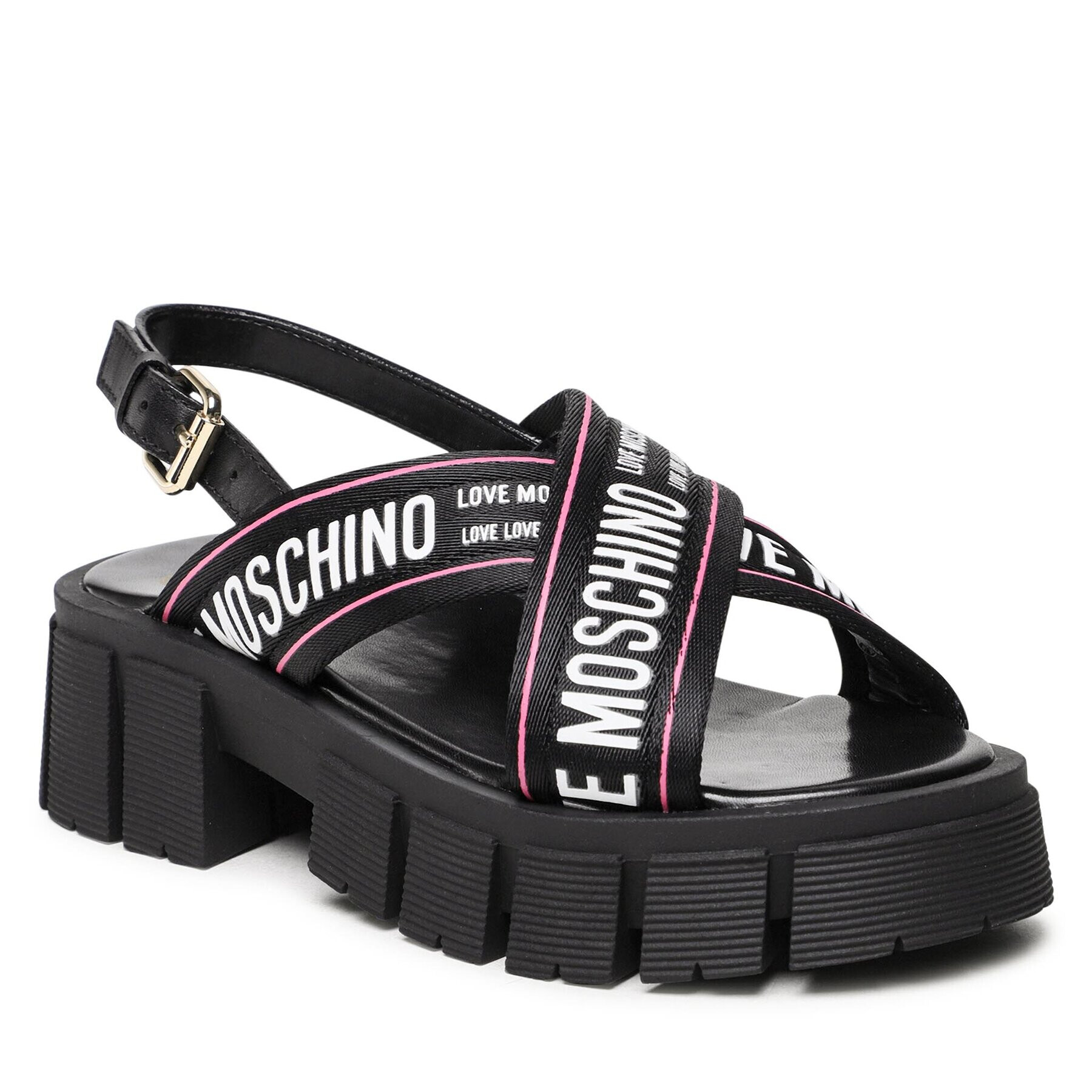 LOVE MOSCHINO Сандали JA16186G0GIX200A Черен - Pepit.bg