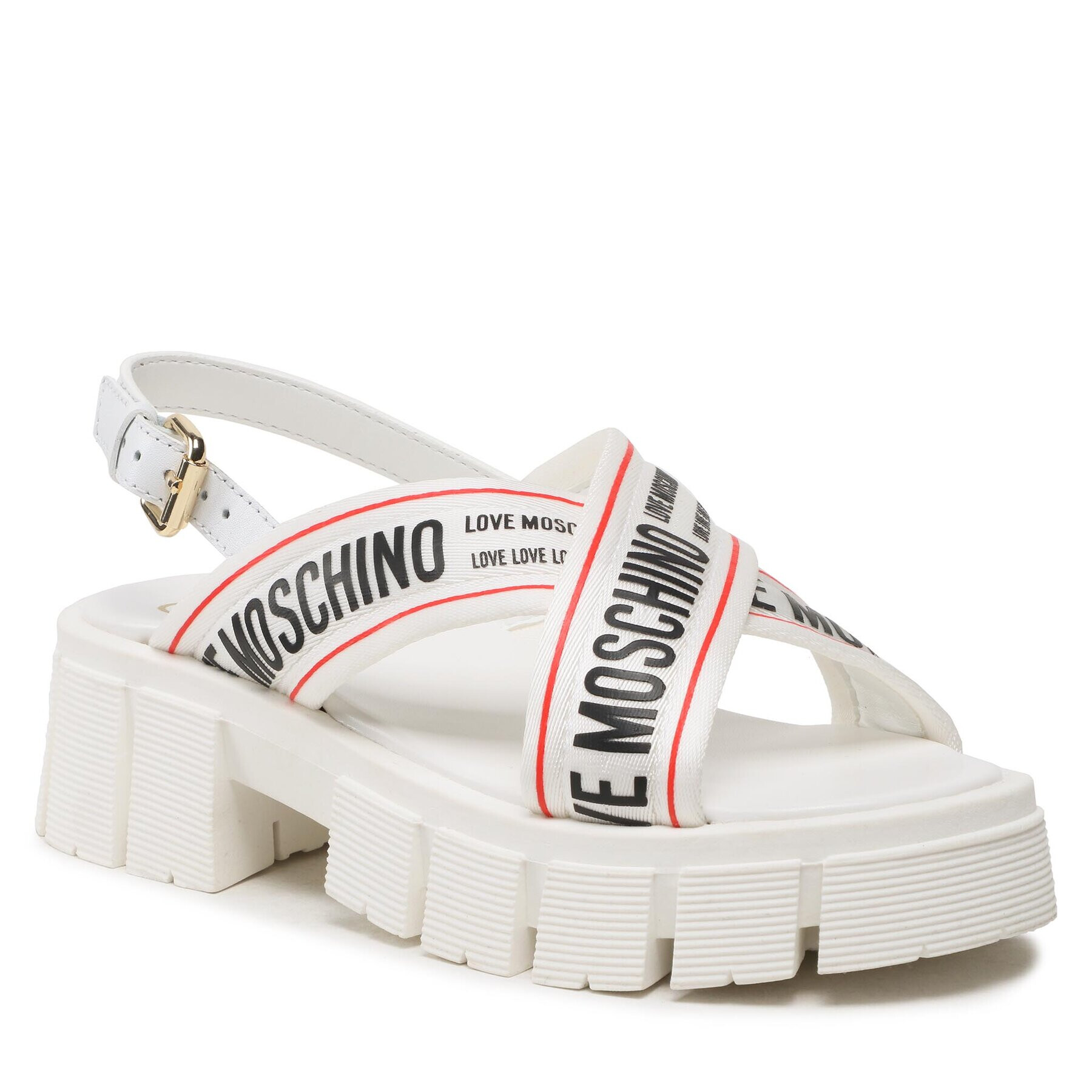 LOVE MOSCHINO Сандали JA16186G0GIX210A Бял - Pepit.bg