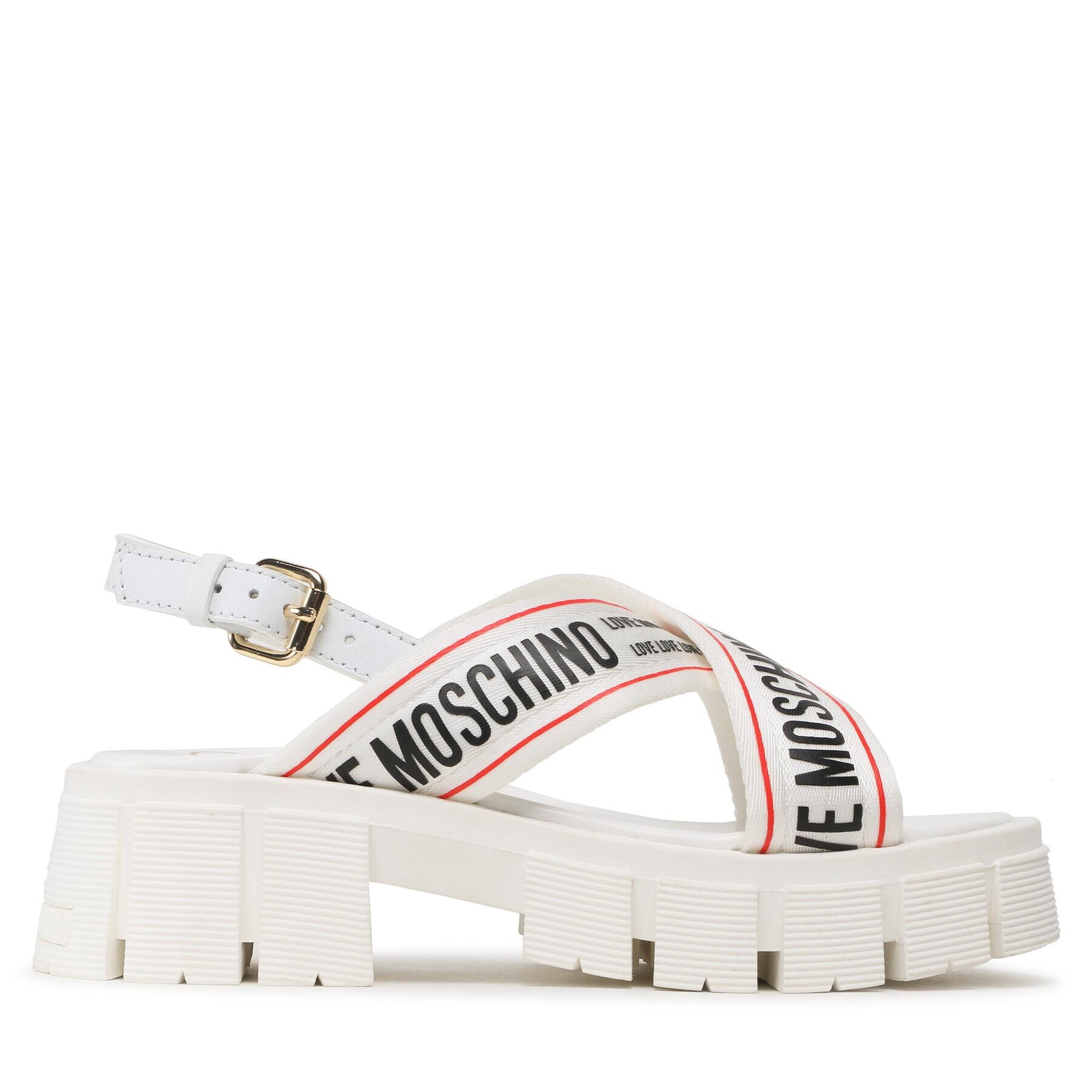 LOVE MOSCHINO Сандали JA16186G0GIX210A Бял - Pepit.bg