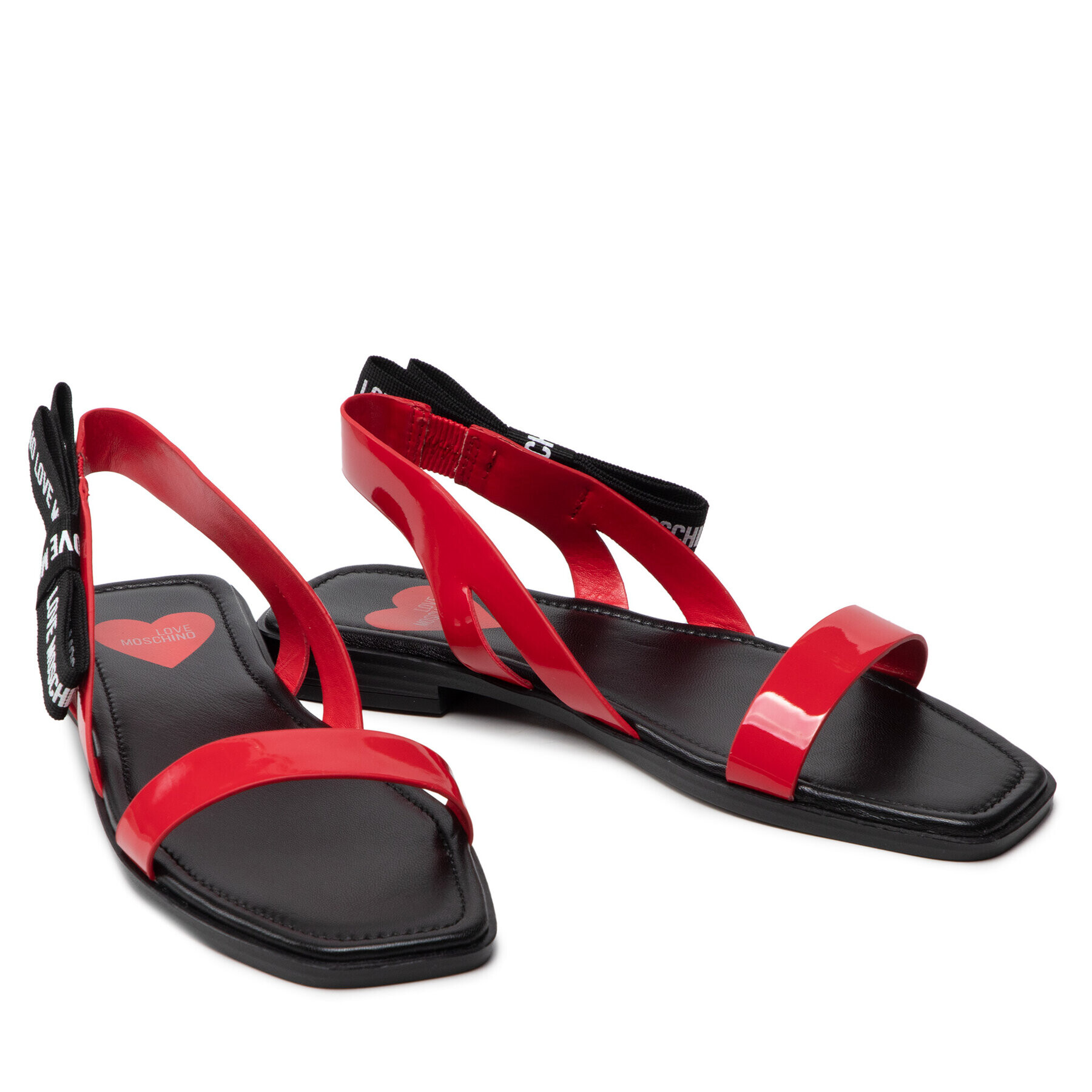 LOVE MOSCHINO Сандали JA16212G0EIH0500 Червен - Pepit.bg